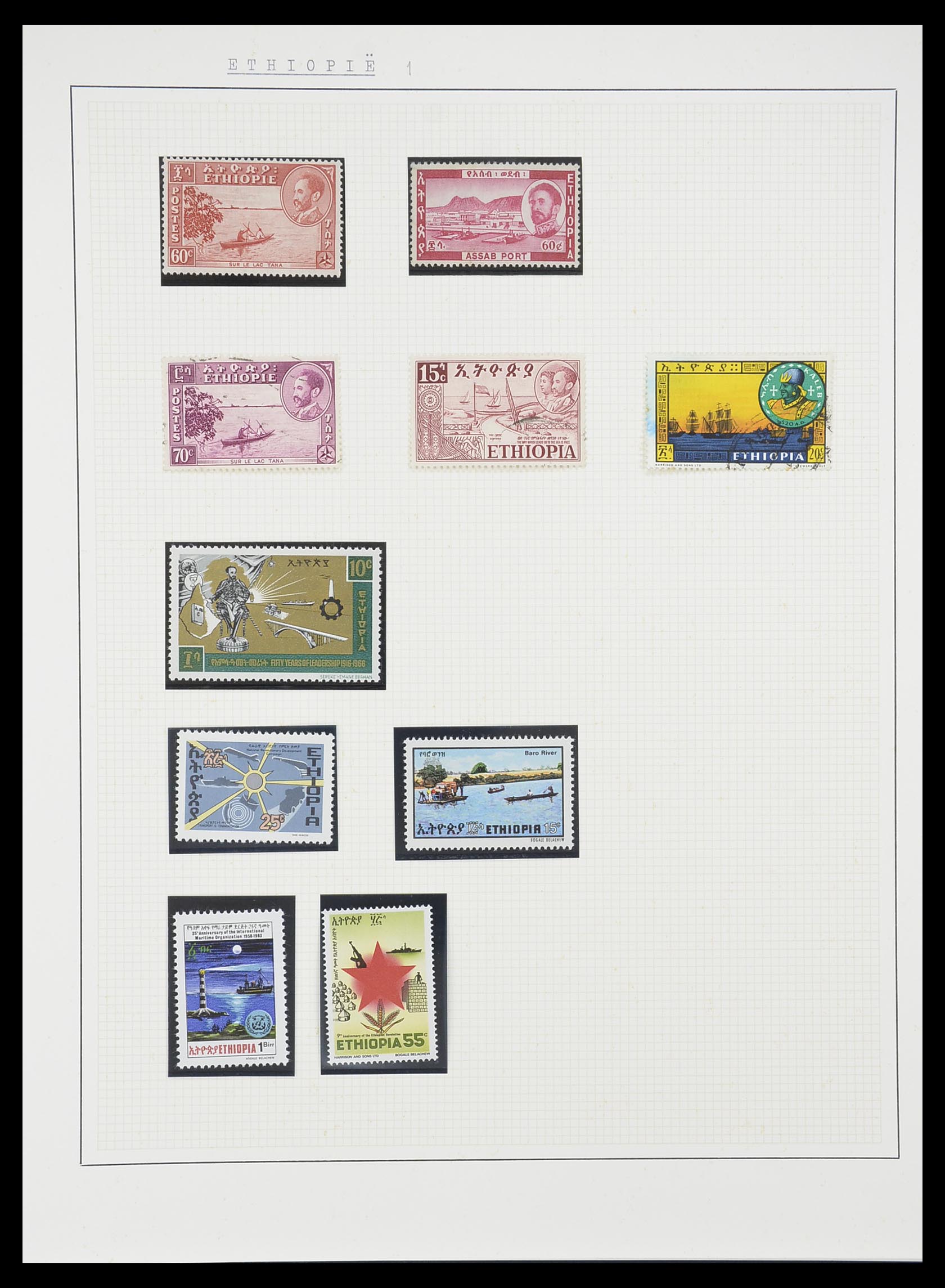 33750 0022 - Postzegelverzameling 33750 Motief schepen 1900-2017!
