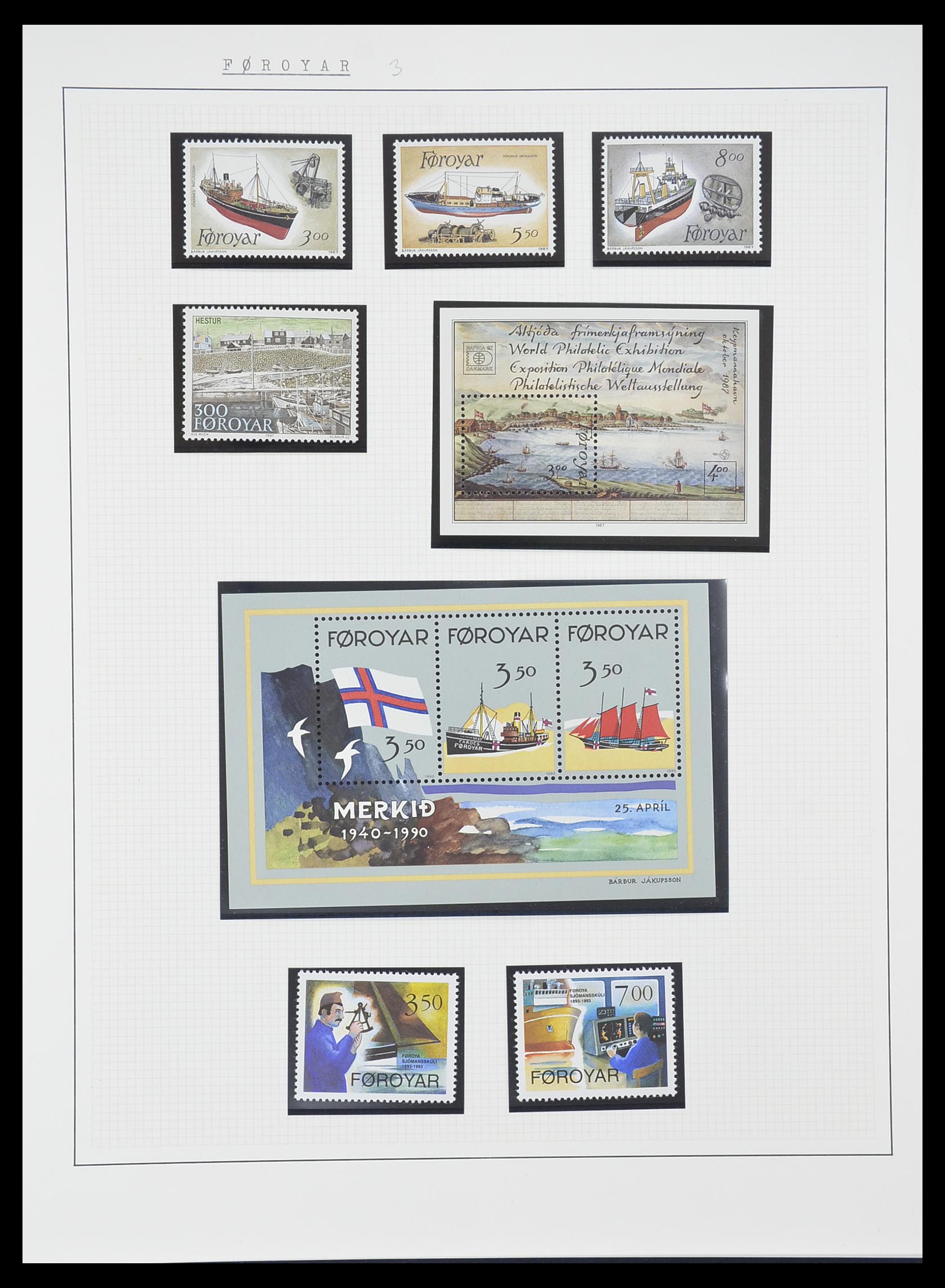 33750 0026 - Postzegelverzameling 33750 Motief schepen 1900-2017!