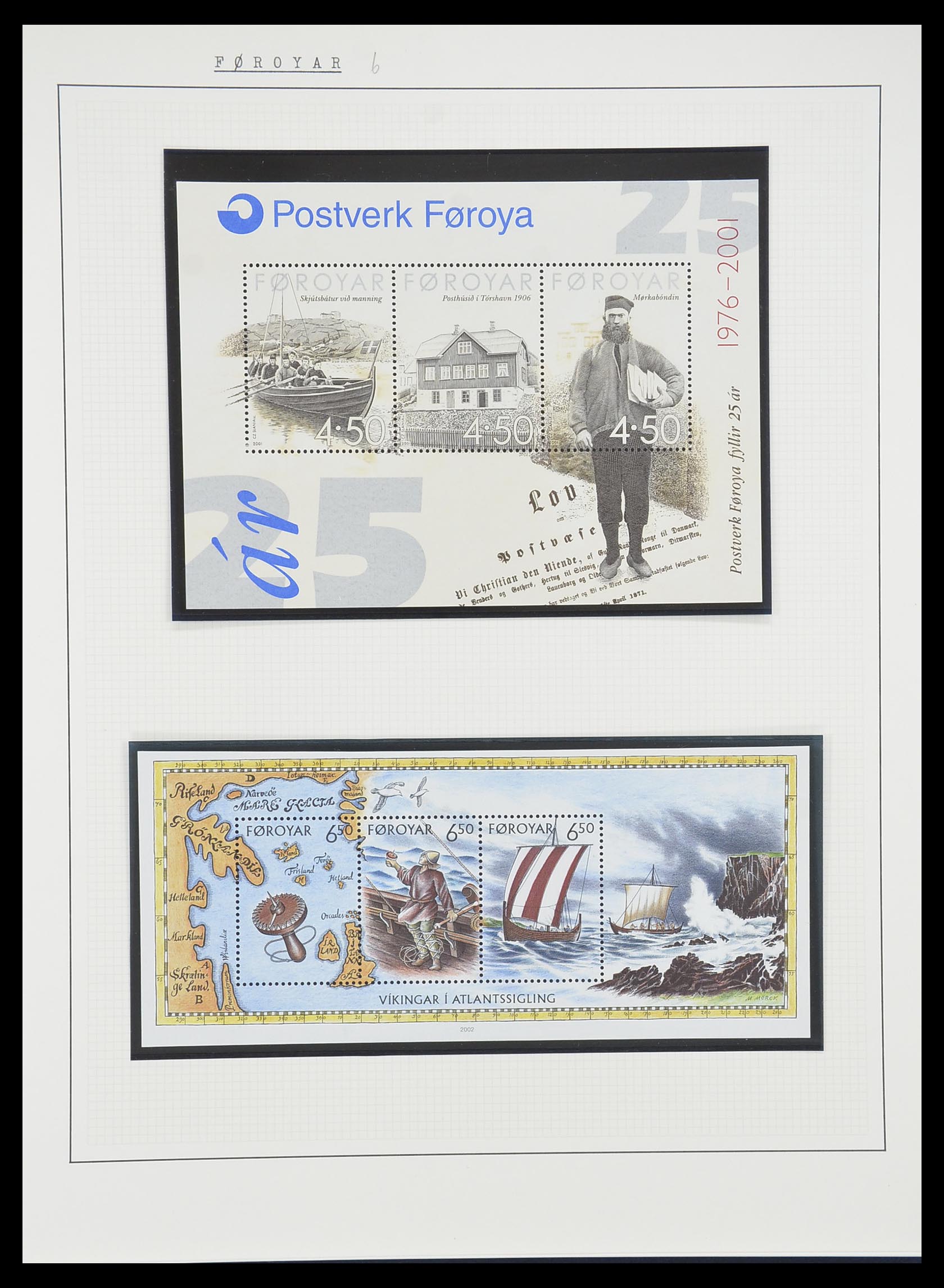 33750 0029 - Postzegelverzameling 33750 Motief schepen 1900-2017!