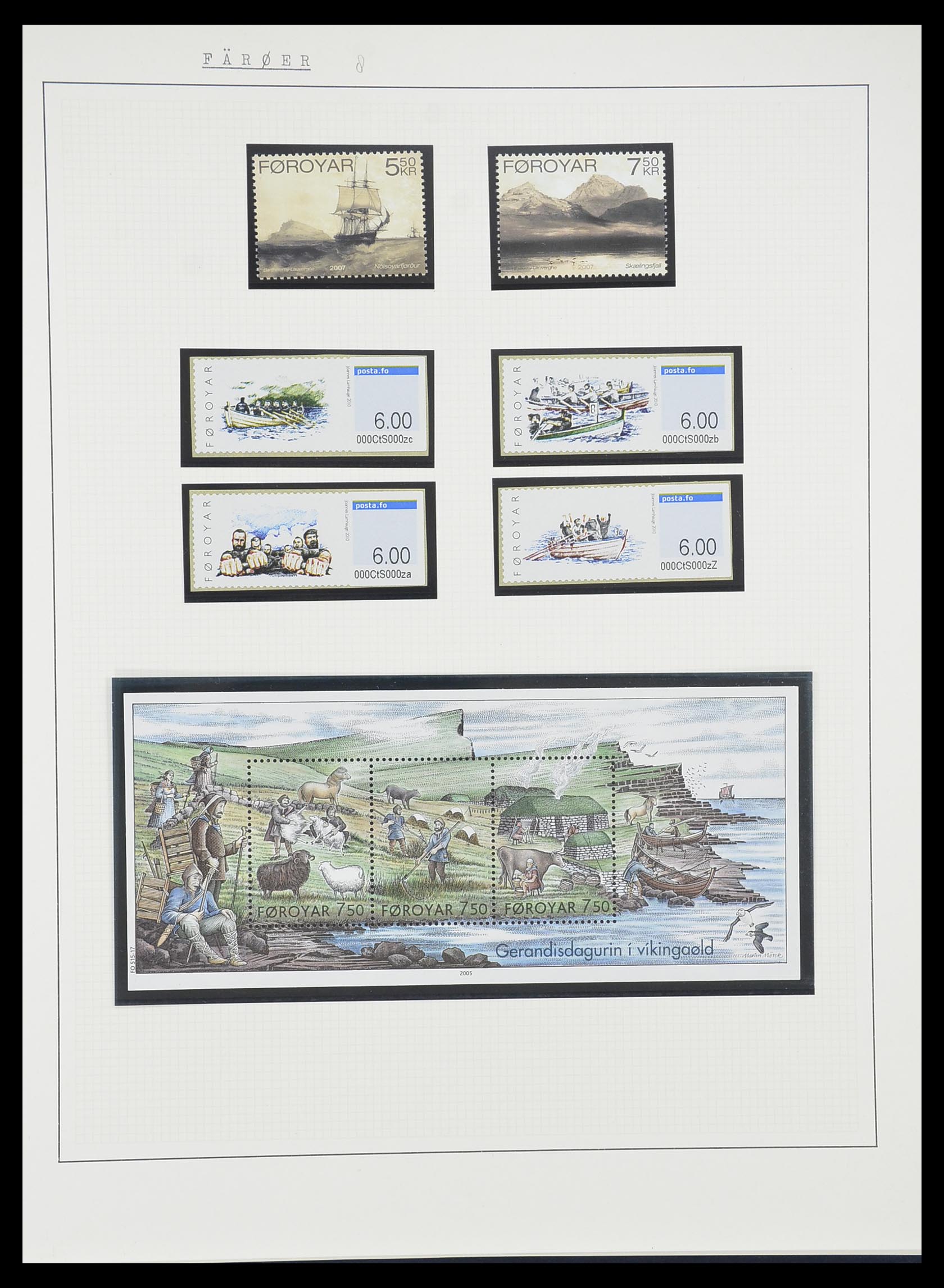 33750 0031 - Postzegelverzameling 33750 Motief schepen 1900-2017!