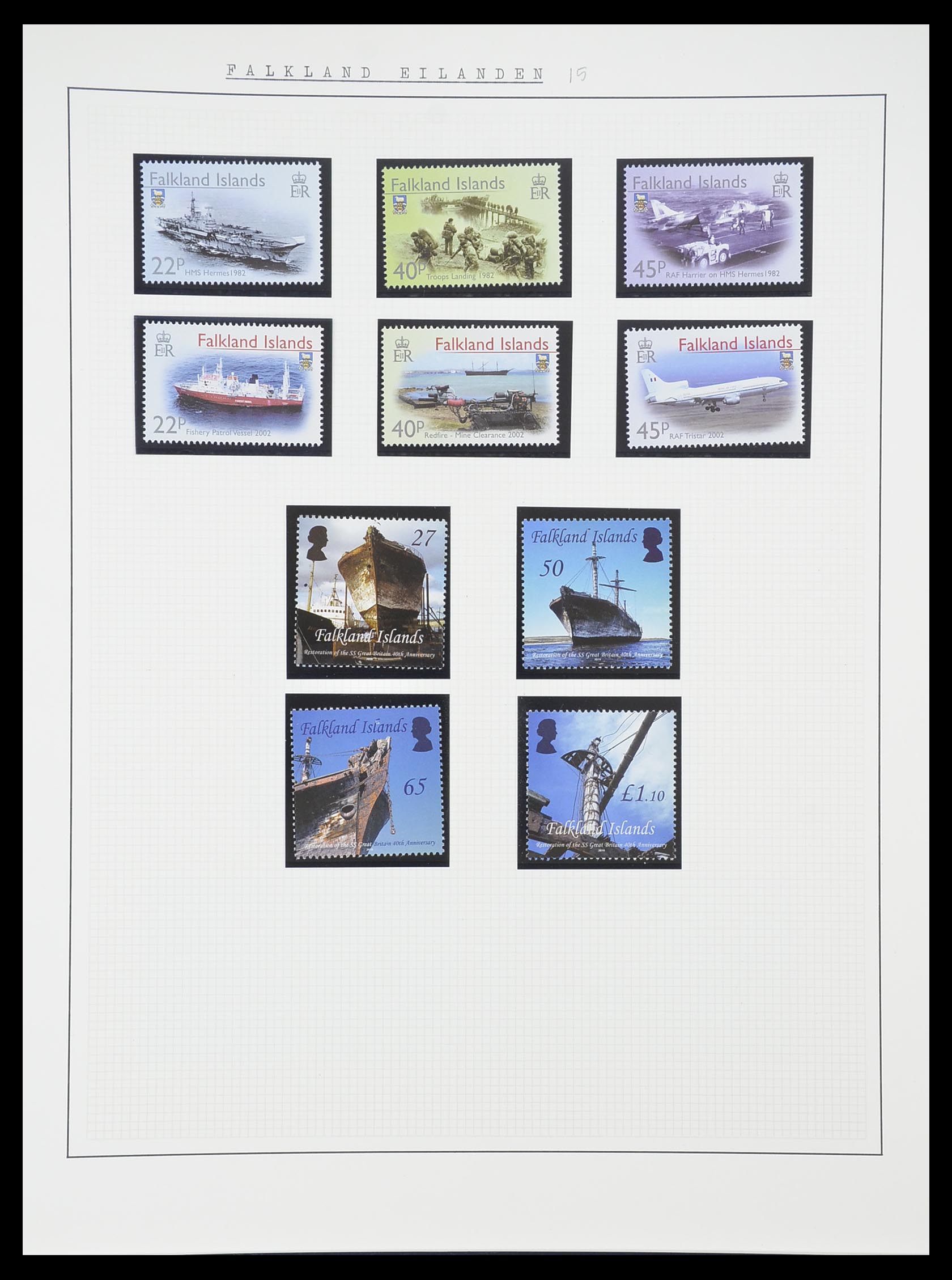 33750 0048 - Postzegelverzameling 33750 Motief schepen 1900-2017!