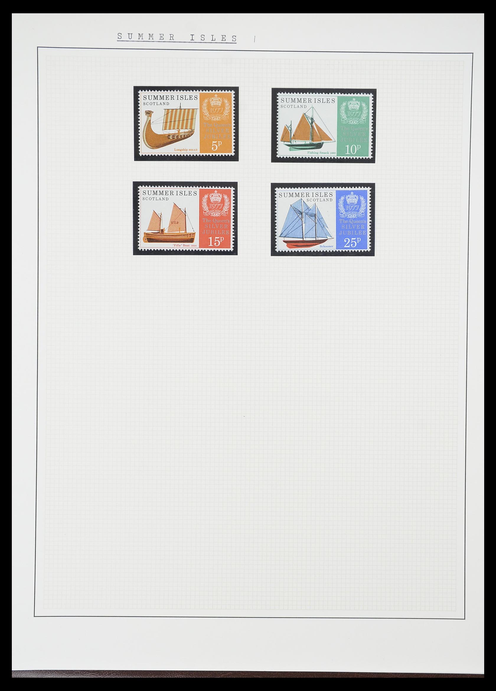 33750 0059 - Postzegelverzameling 33750 Motief schepen 1900-2017!