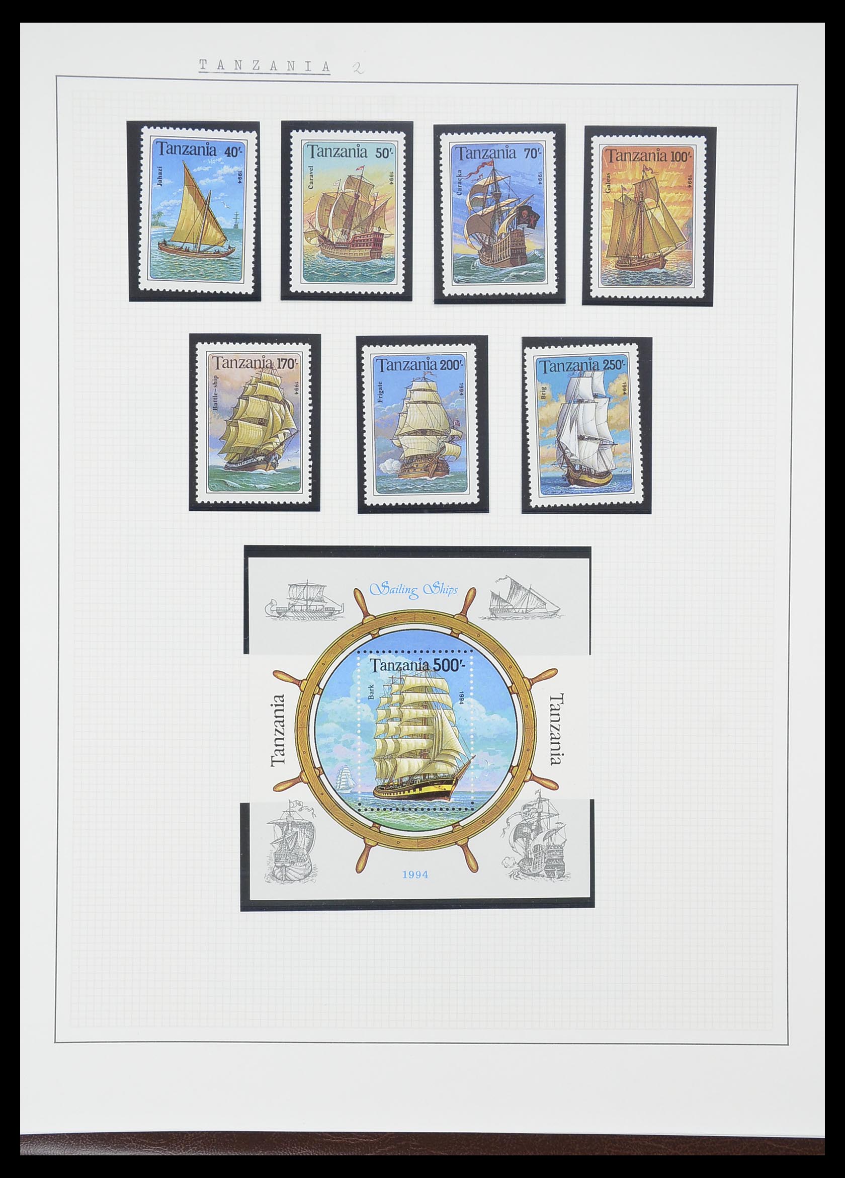 33750 0067 - Postzegelverzameling 33750 Motief schepen 1900-2017!