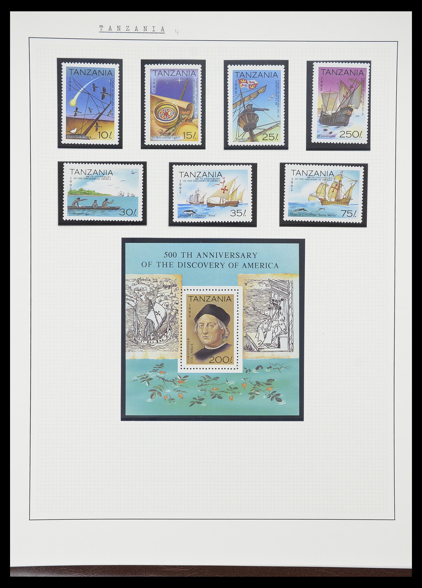 33750 0069 - Postzegelverzameling 33750 Motief schepen 1900-2017!