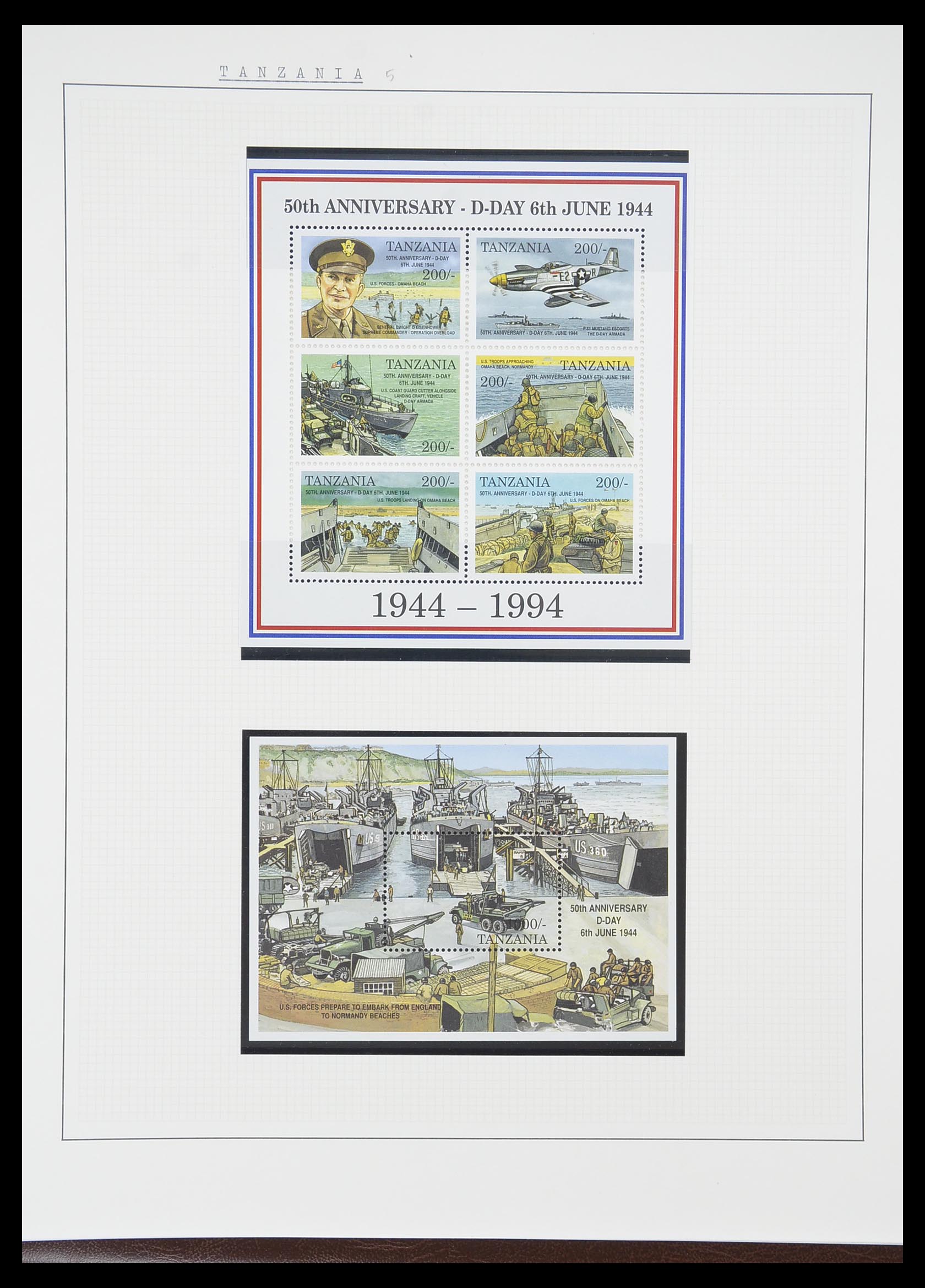 33750 0070 - Postzegelverzameling 33750 Motief schepen 1900-2017!