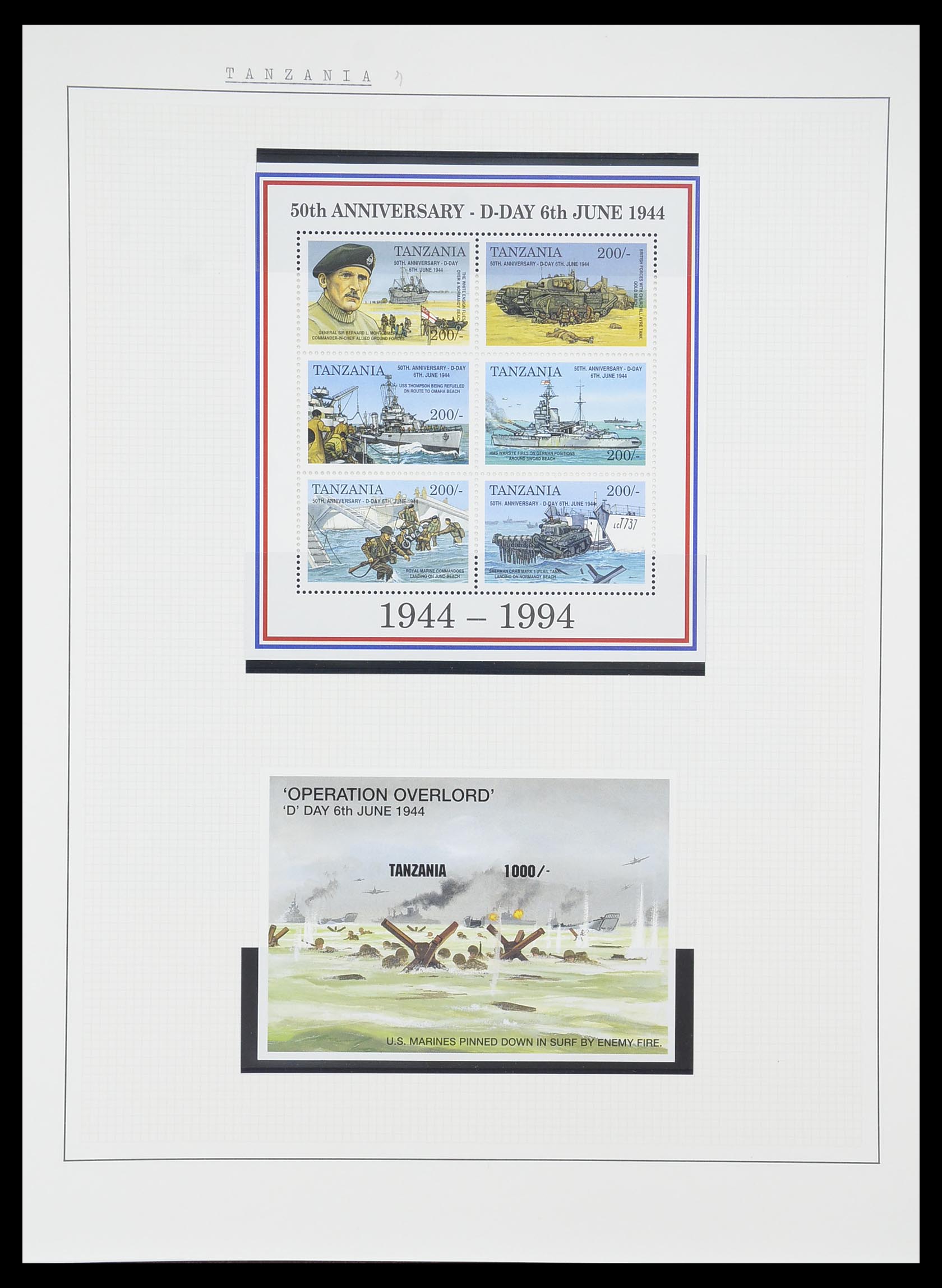 33750 0072 - Postzegelverzameling 33750 Motief schepen 1900-2017!