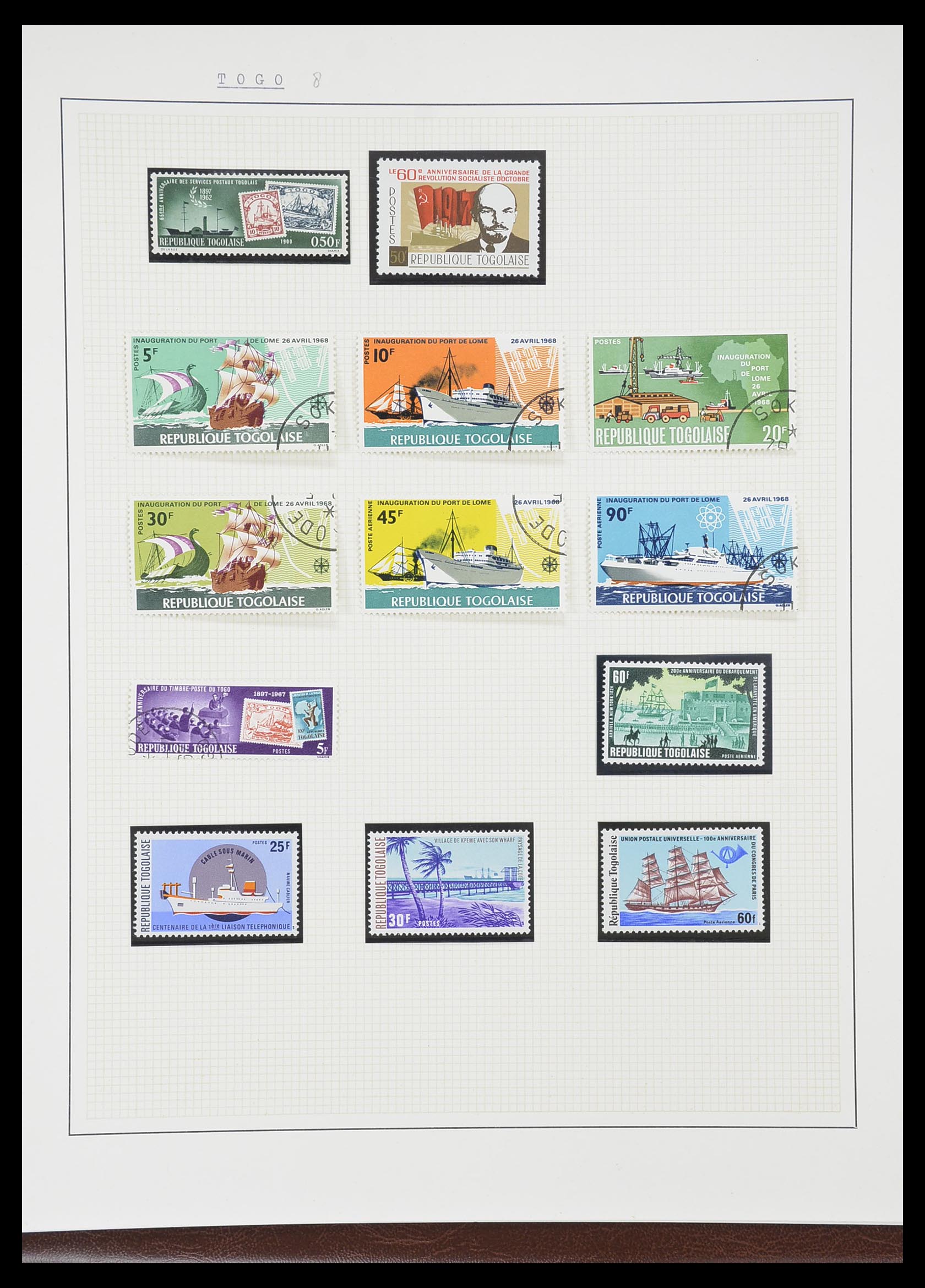 33750 0093 - Postzegelverzameling 33750 Motief schepen 1900-2017!