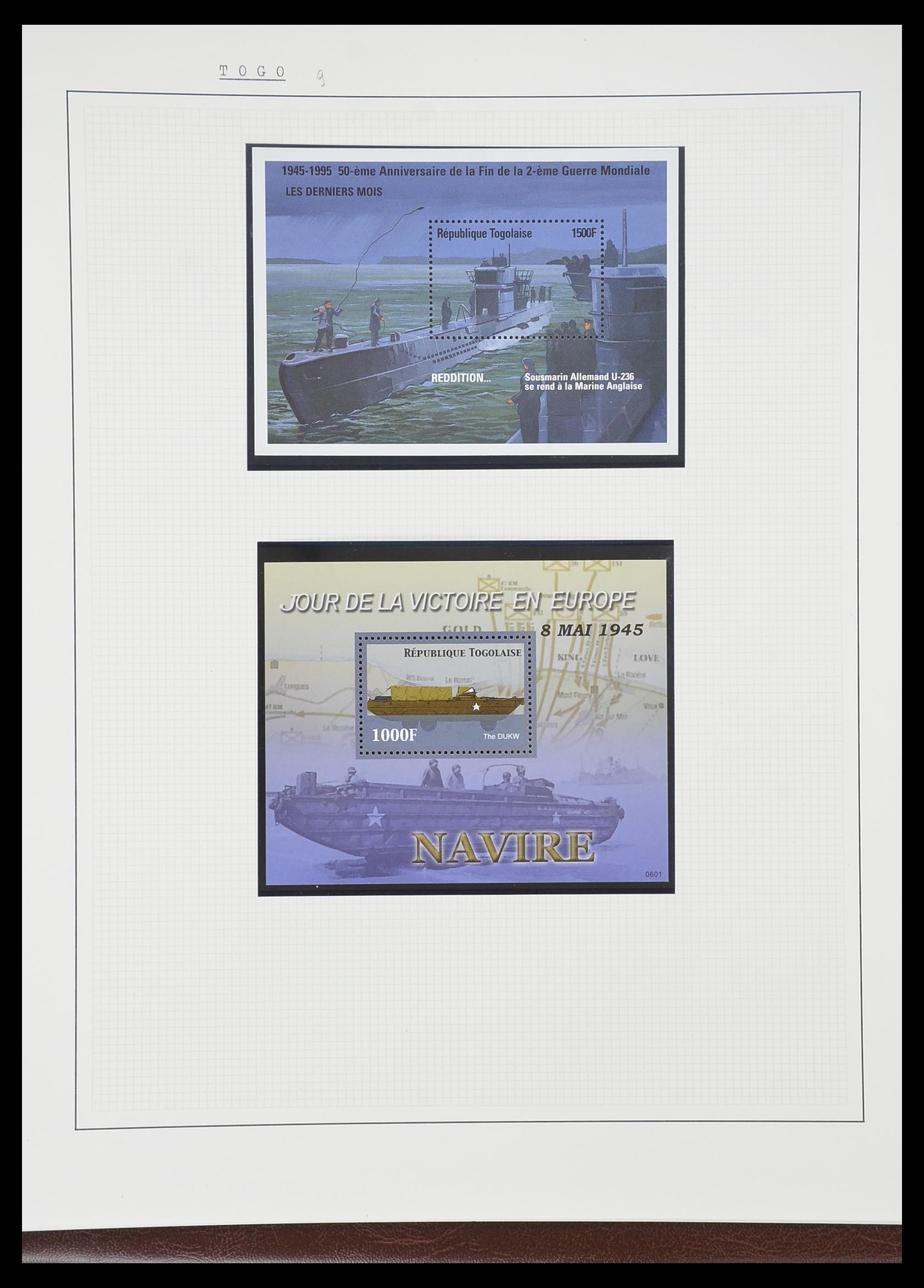 33750 0094 - Postzegelverzameling 33750 Motief schepen 1900-2017!