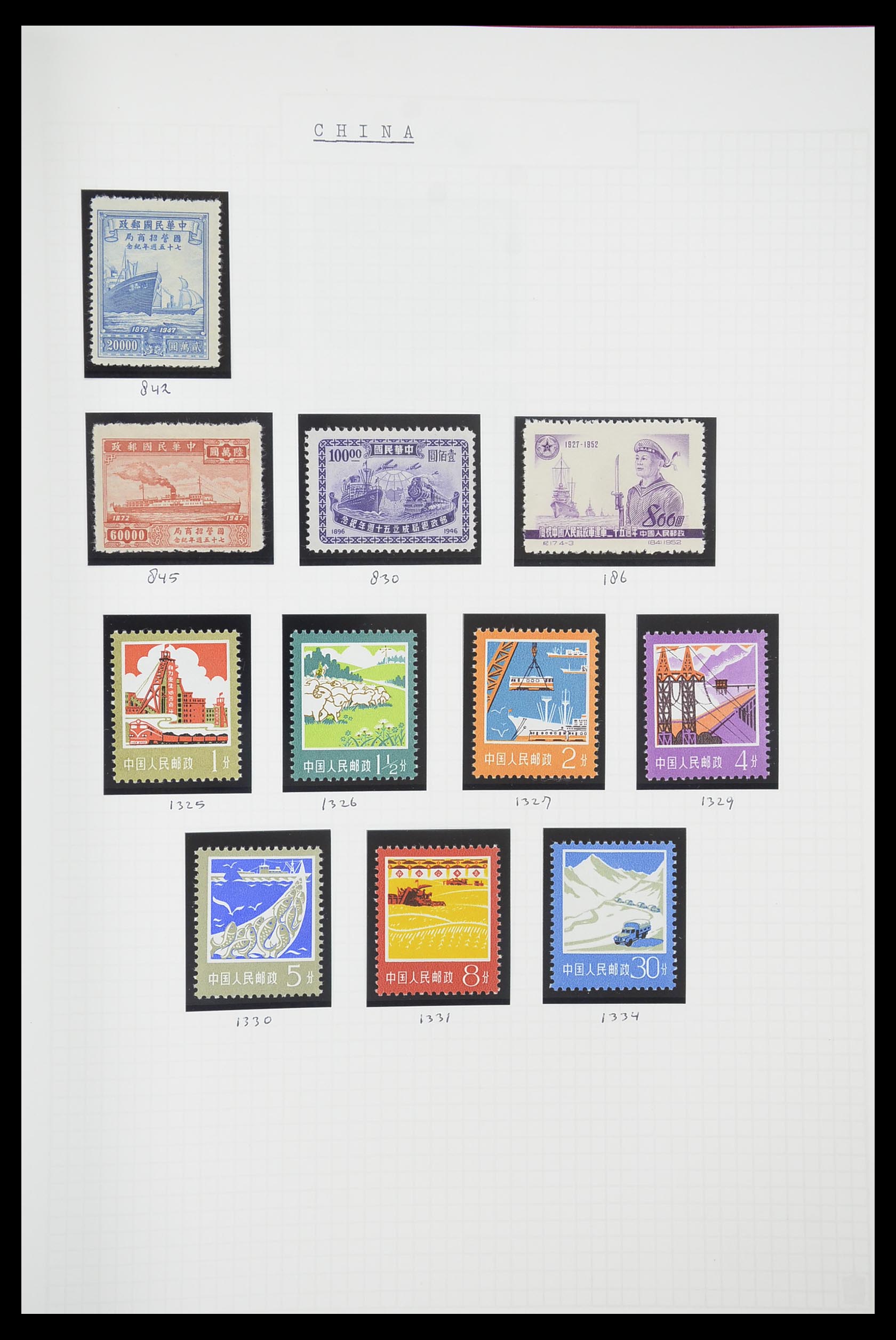 33750 2092 - Postzegelverzameling 33750 Motief schepen 1900-2017!