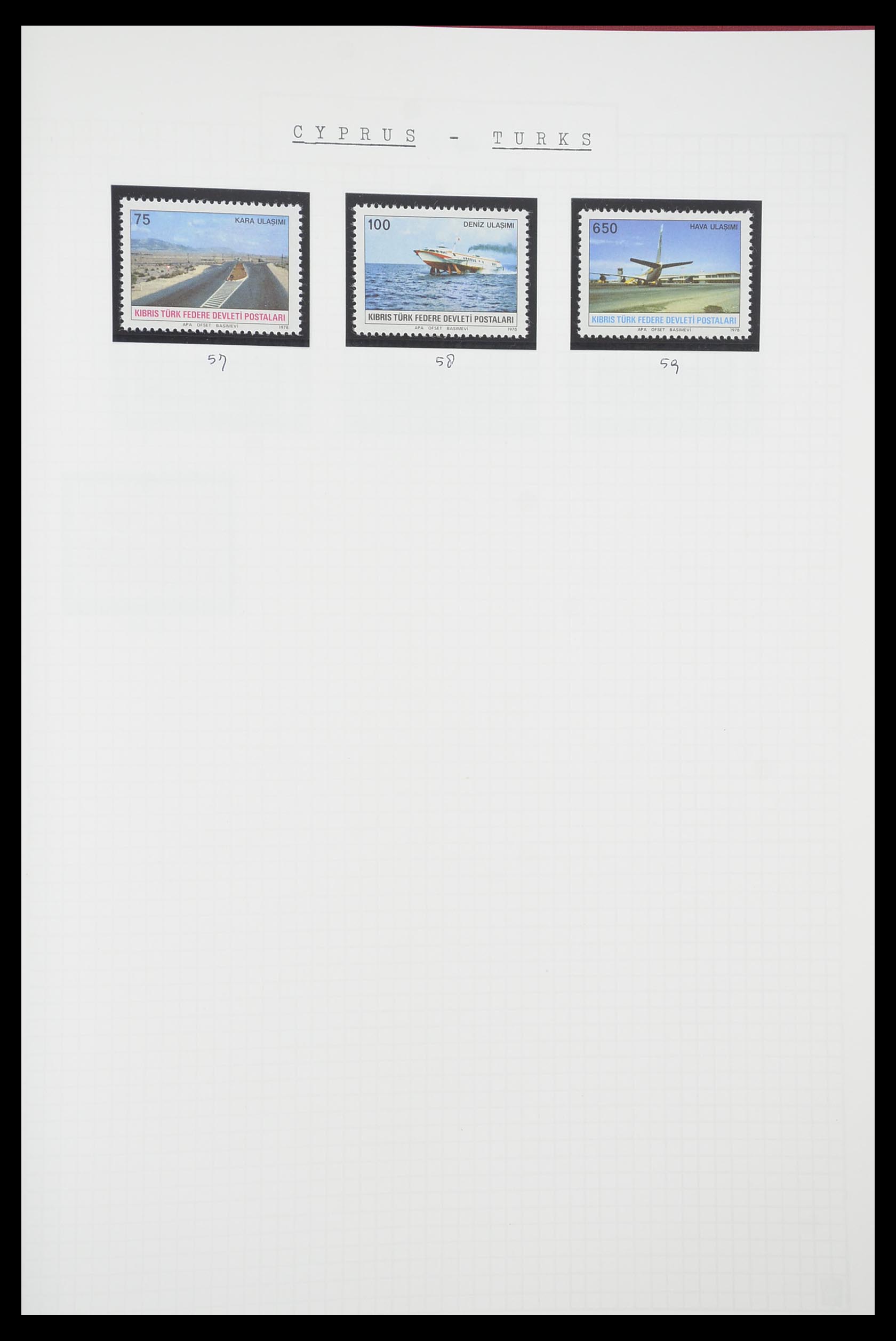 33750 2099 - Postzegelverzameling 33750 Motief schepen 1900-2017!