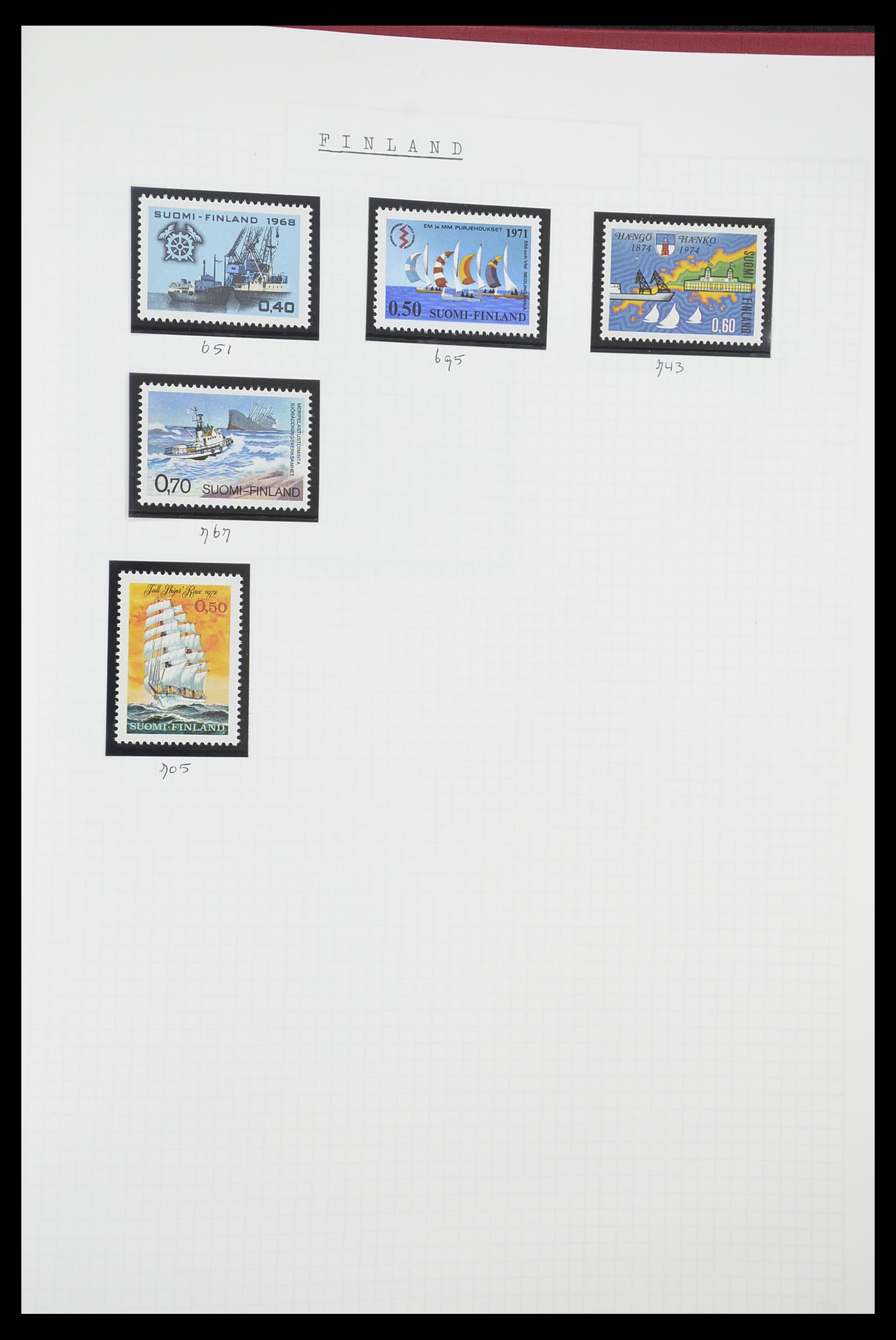 33750 2109 - Postzegelverzameling 33750 Motief schepen 1900-2017!
