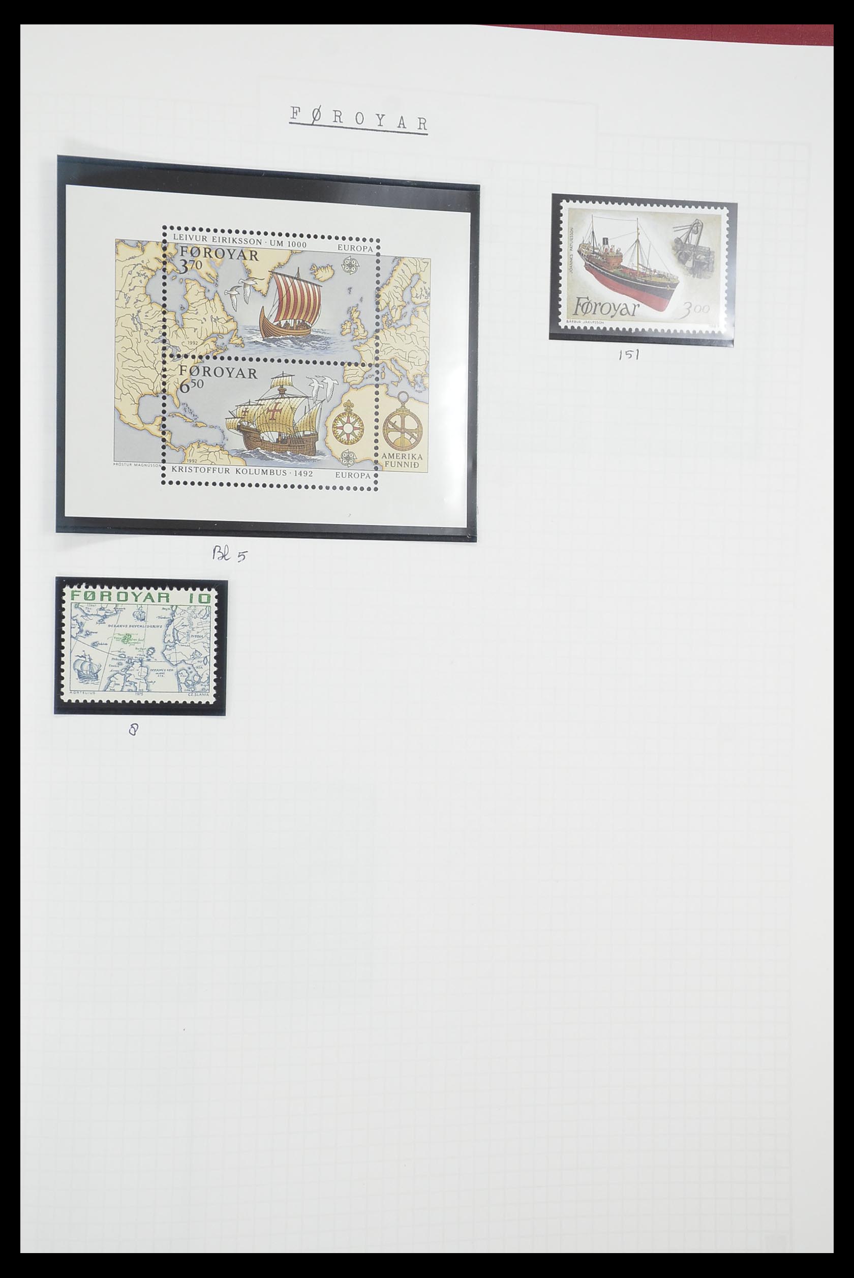 33750 2110 - Postzegelverzameling 33750 Motief schepen 1900-2017!
