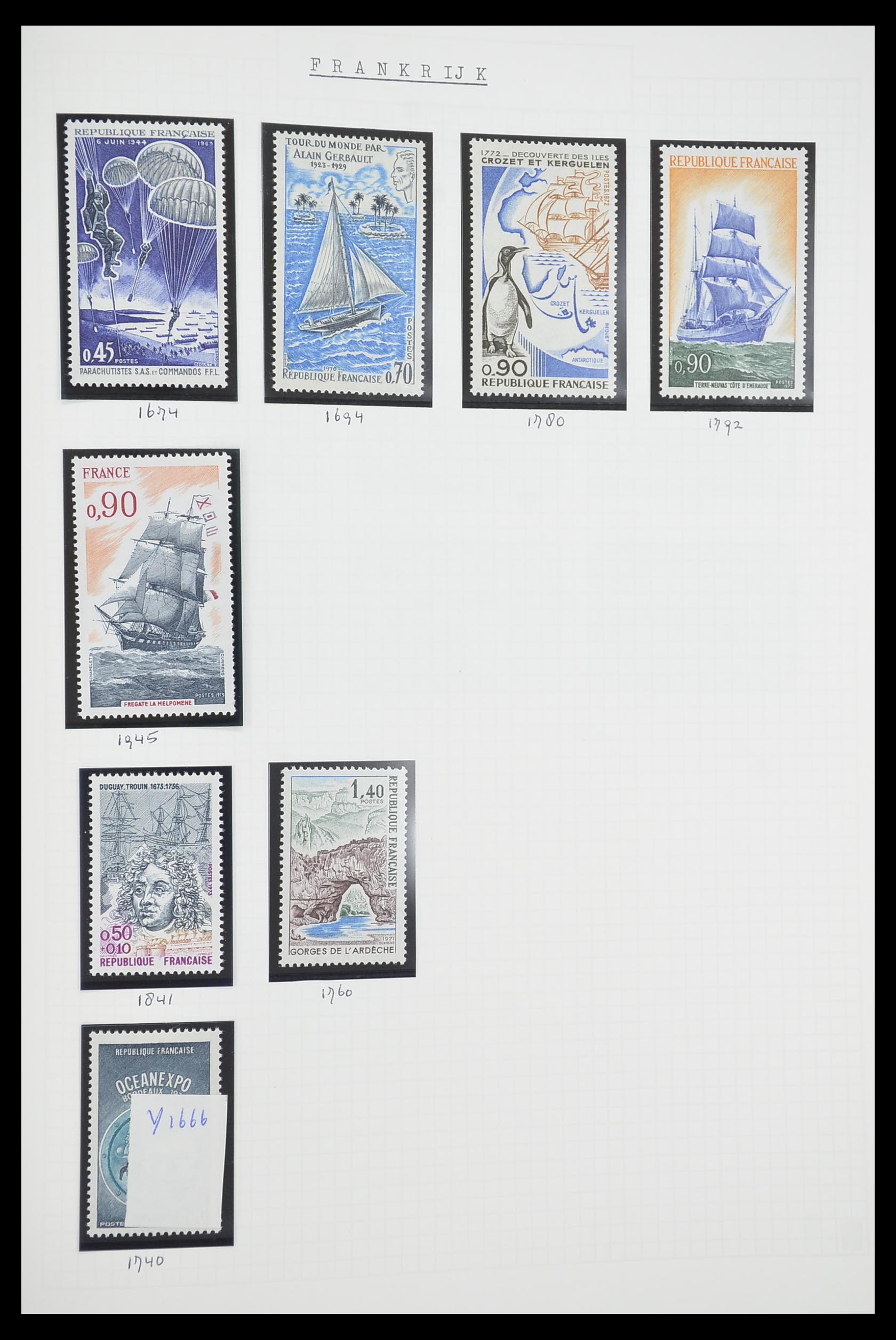 33750 2111 - Postzegelverzameling 33750 Motief schepen 1900-2017!
