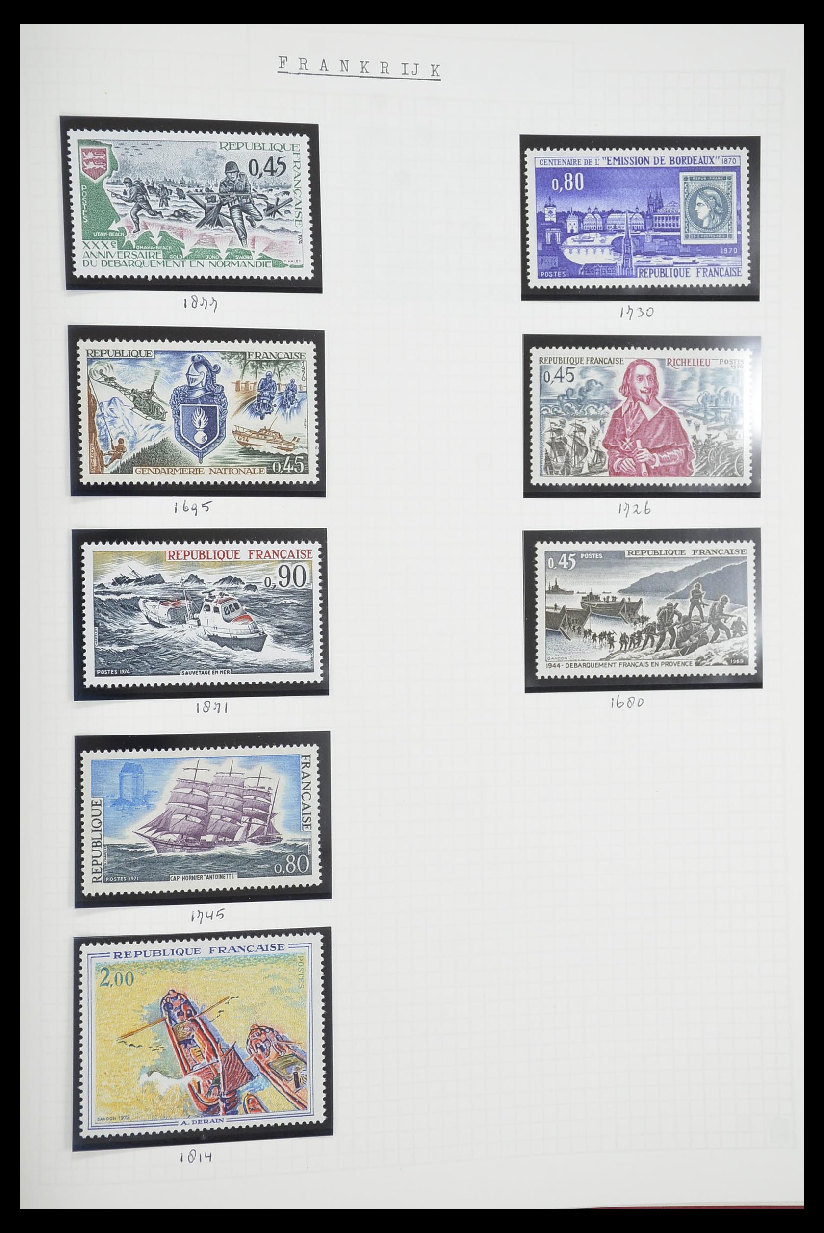 33750 2113 - Postzegelverzameling 33750 Motief schepen 1900-2017!