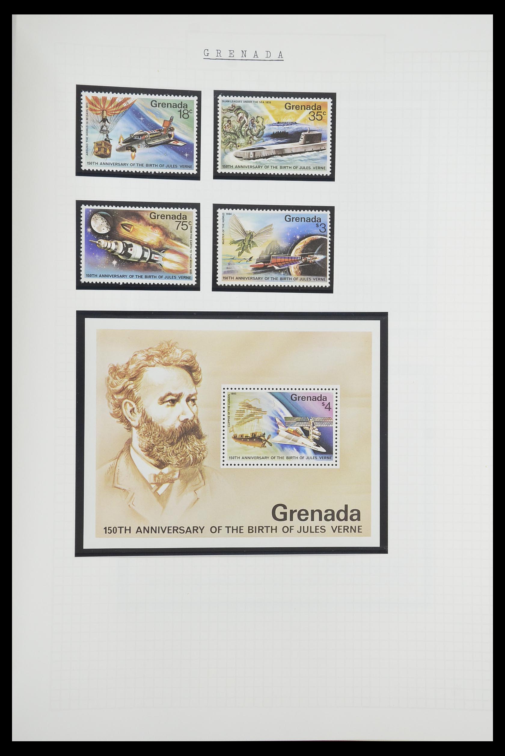 33750 2118 - Postzegelverzameling 33750 Motief schepen 1900-2017!