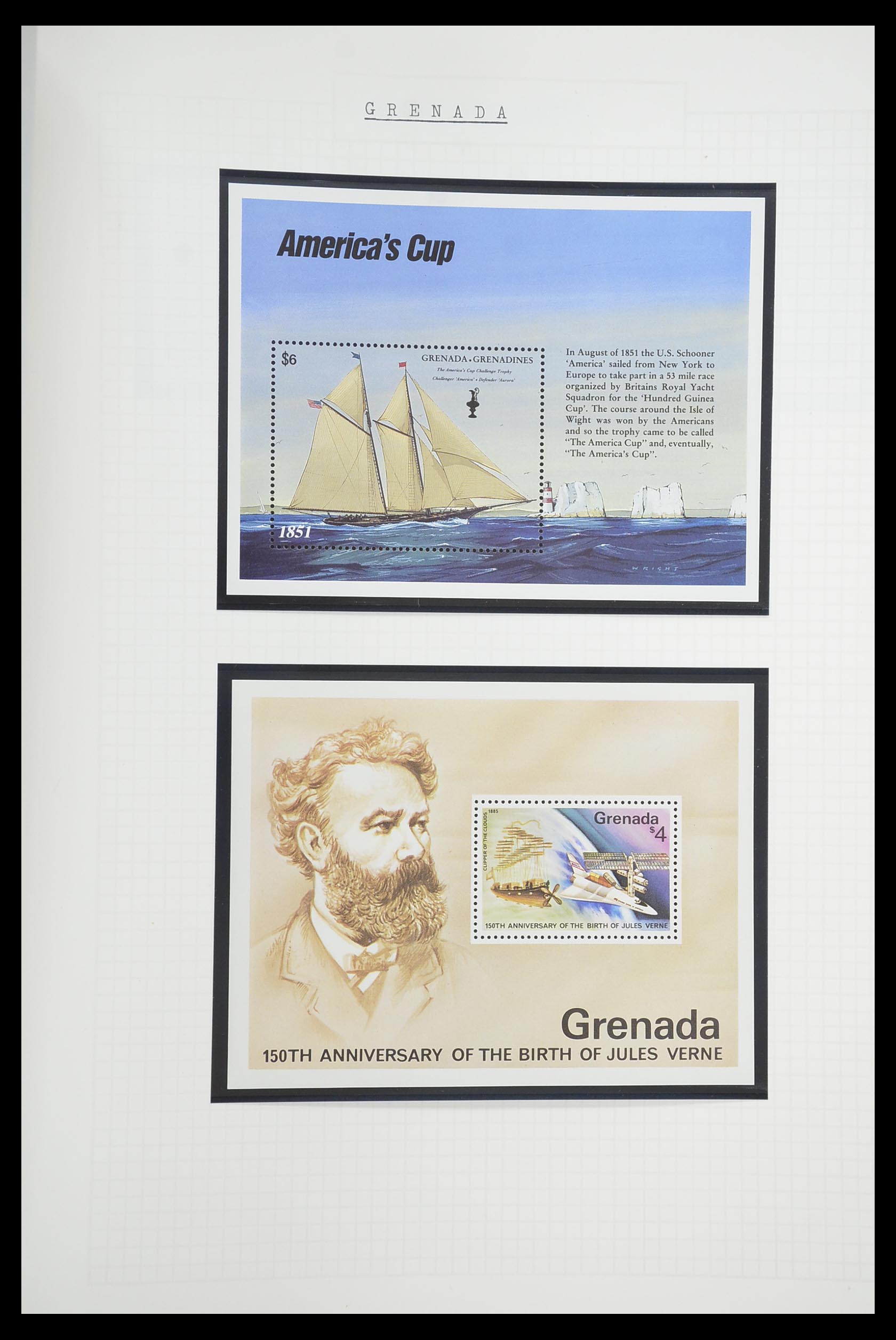 33750 2119 - Postzegelverzameling 33750 Motief schepen 1900-2017!