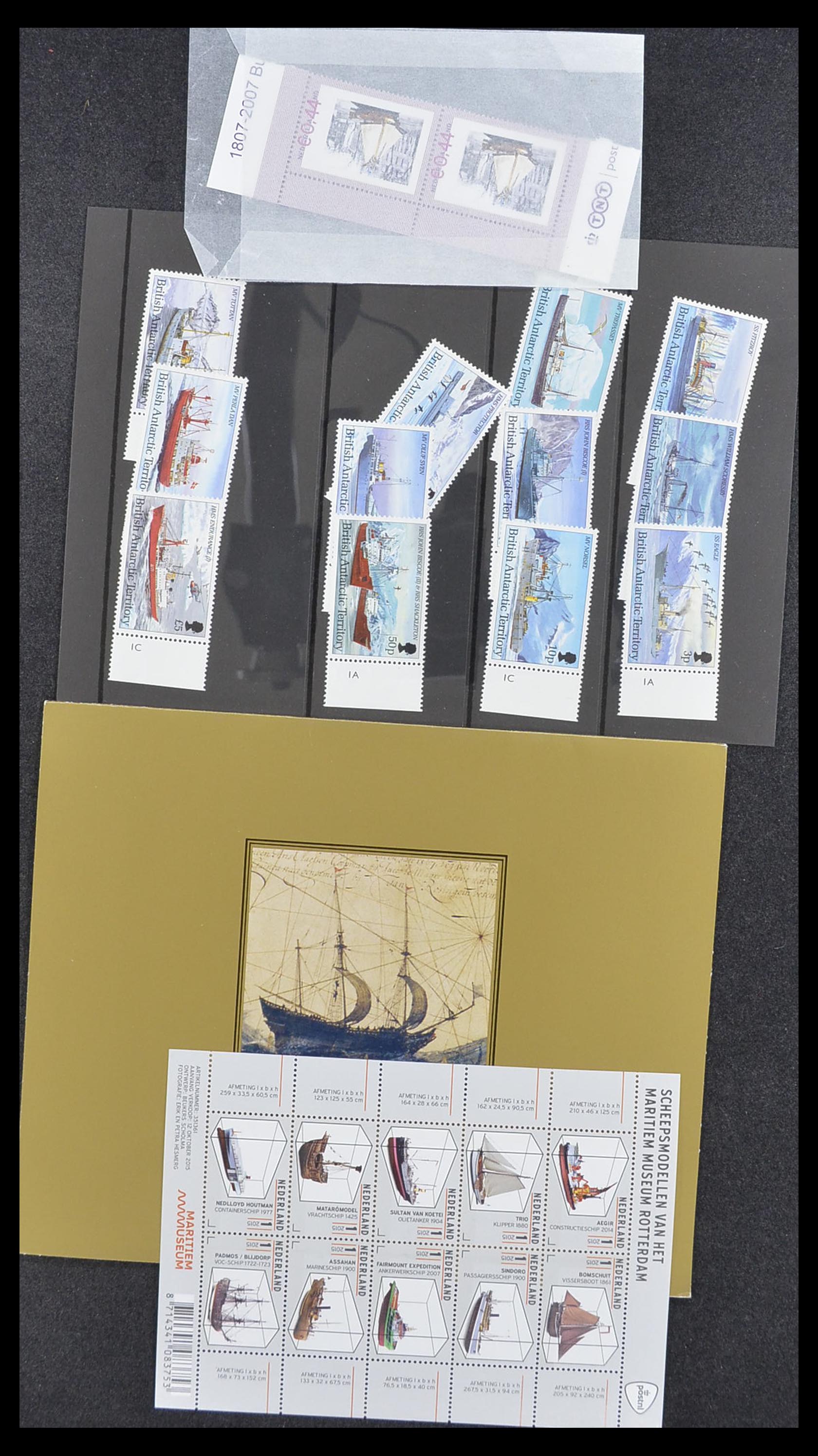 33750 2124 - Postzegelverzameling 33750 Motief schepen 1900-2017!