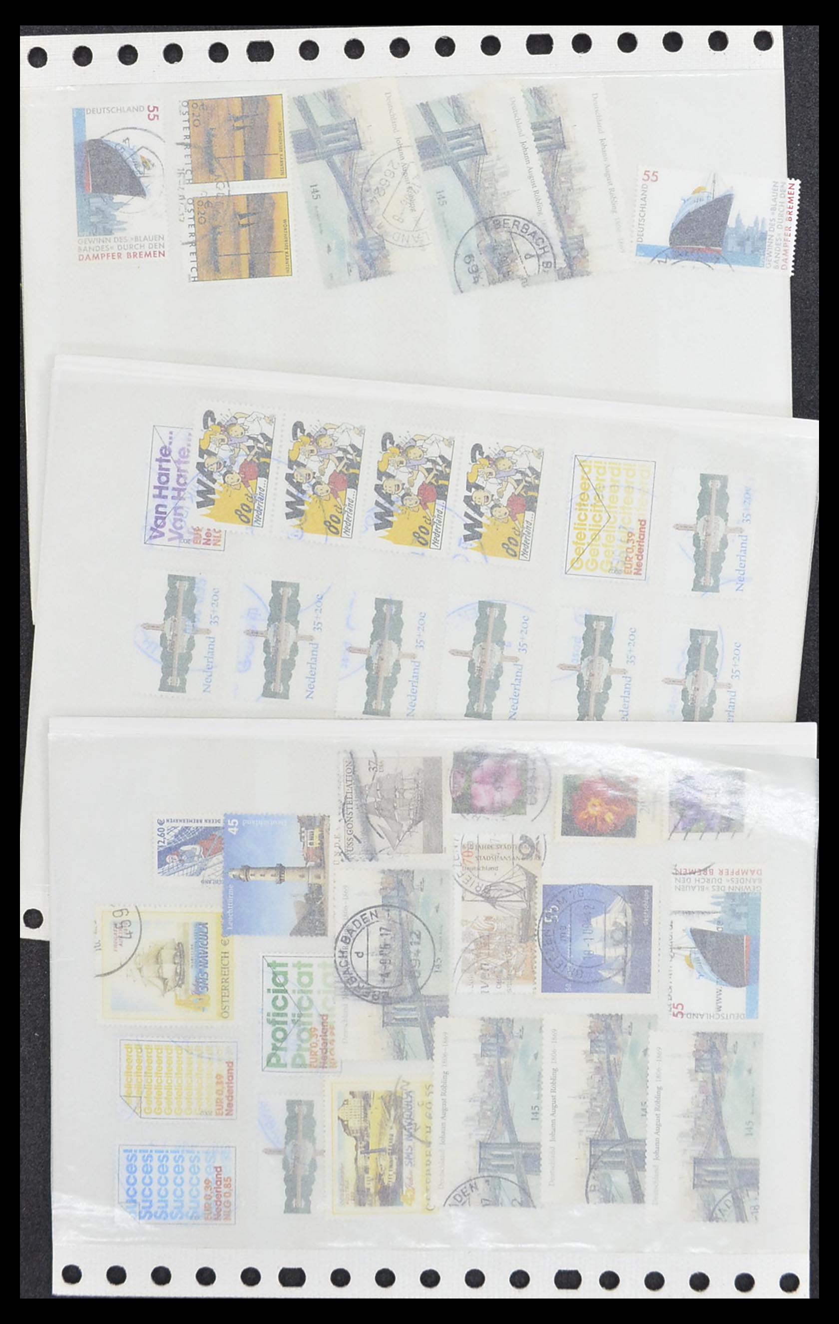 33750 2125 - Postzegelverzameling 33750 Motief schepen 1900-2017!