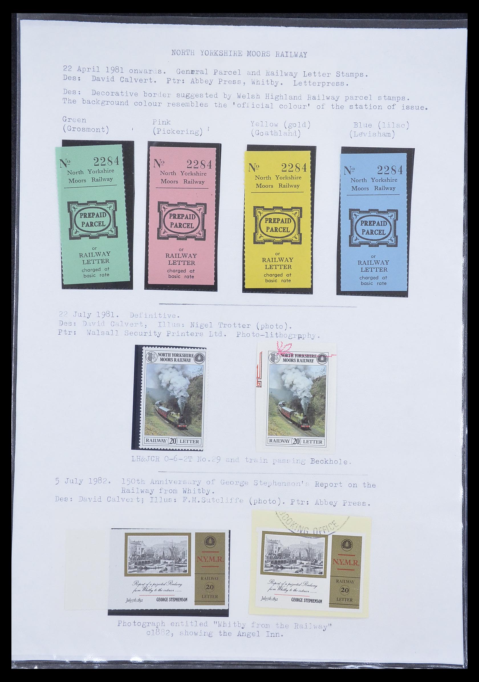 33755 0004 - Postzegelverzameling 33755 Motief treinen 1900-2010.