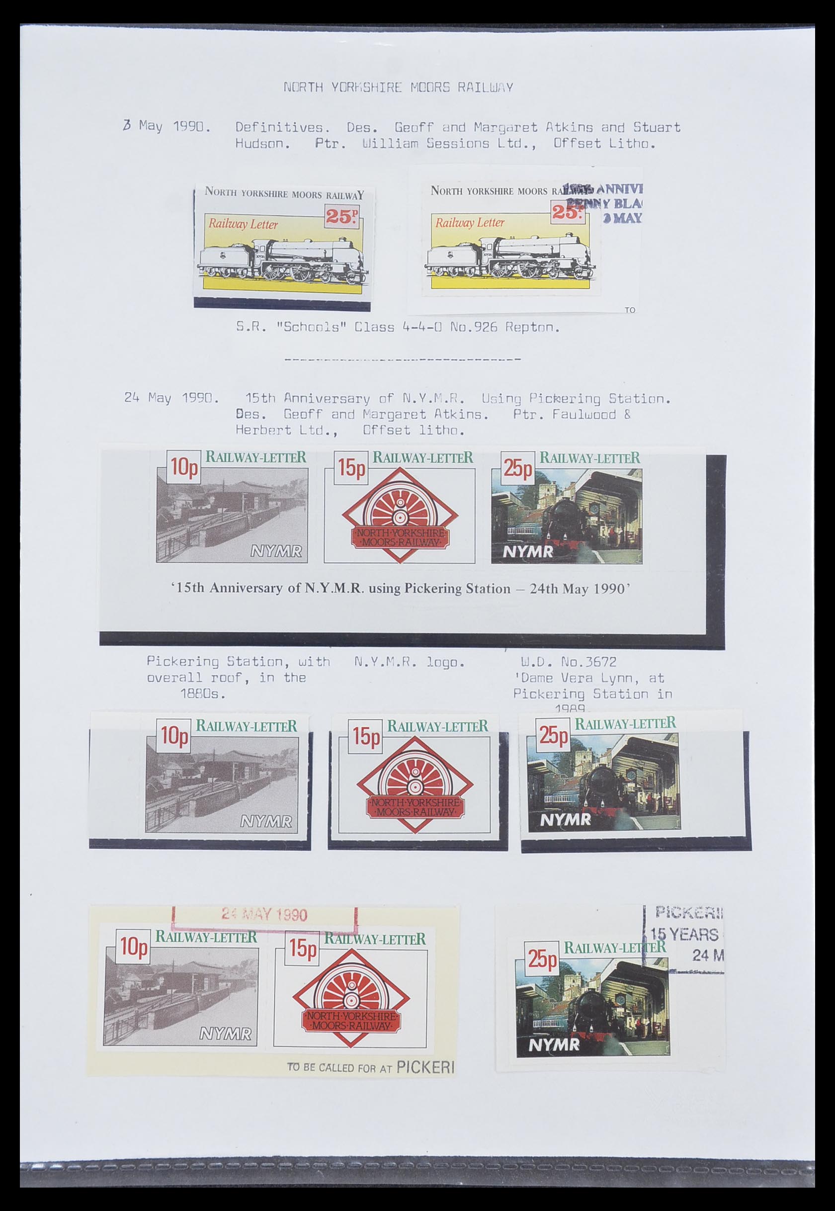 33755 0011 - Postzegelverzameling 33755 Motief treinen 1900-2010.