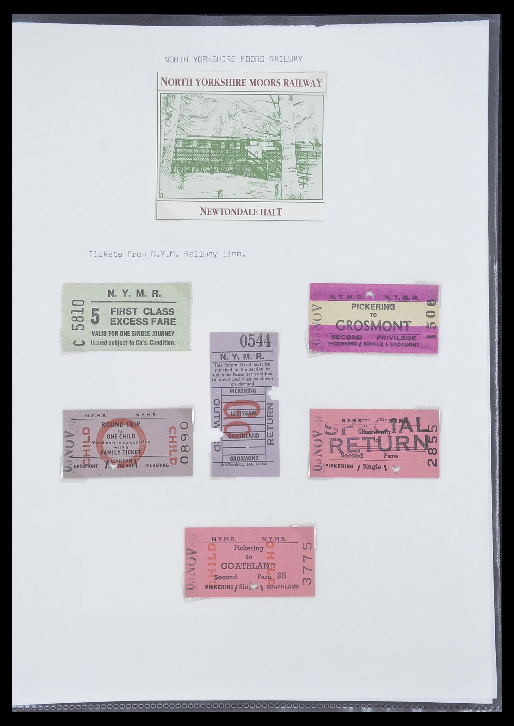 33755 0015 - Postzegelverzameling 33755 Motief treinen 1900-2010.