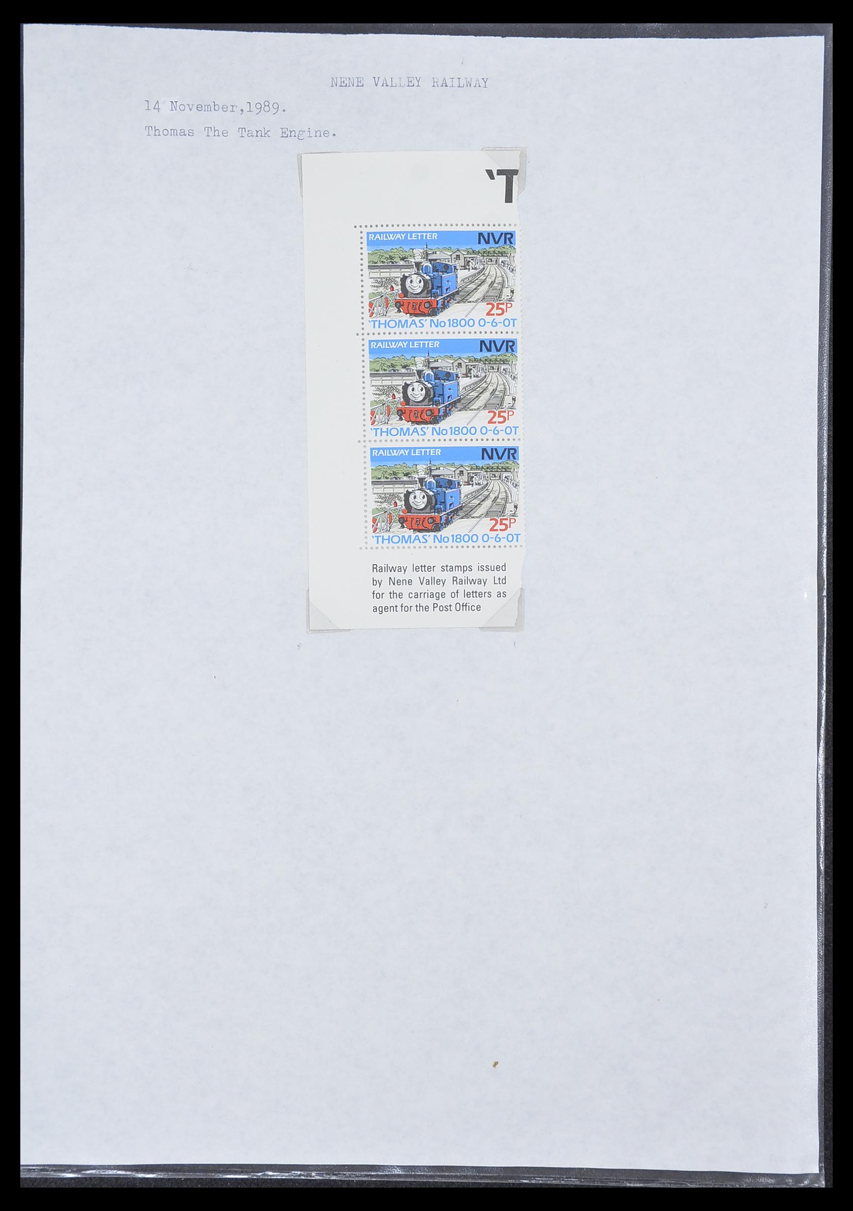 33755 0021 - Postzegelverzameling 33755 Motief treinen 1900-2010.