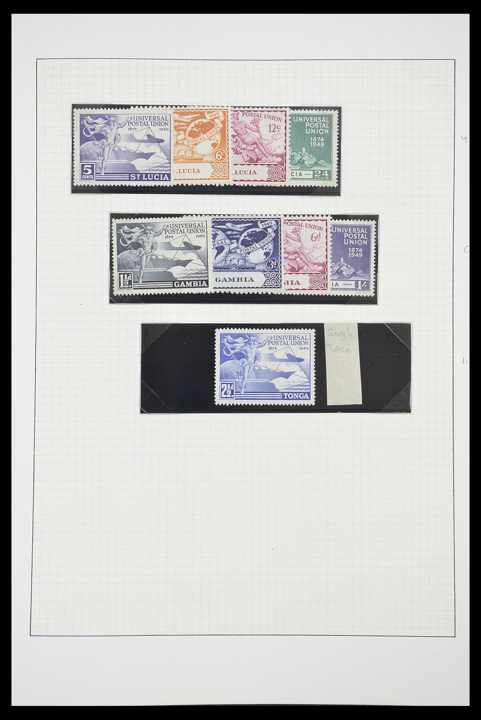 33755 0044 - Postzegelverzameling 33755 Motief treinen 1900-2010.
