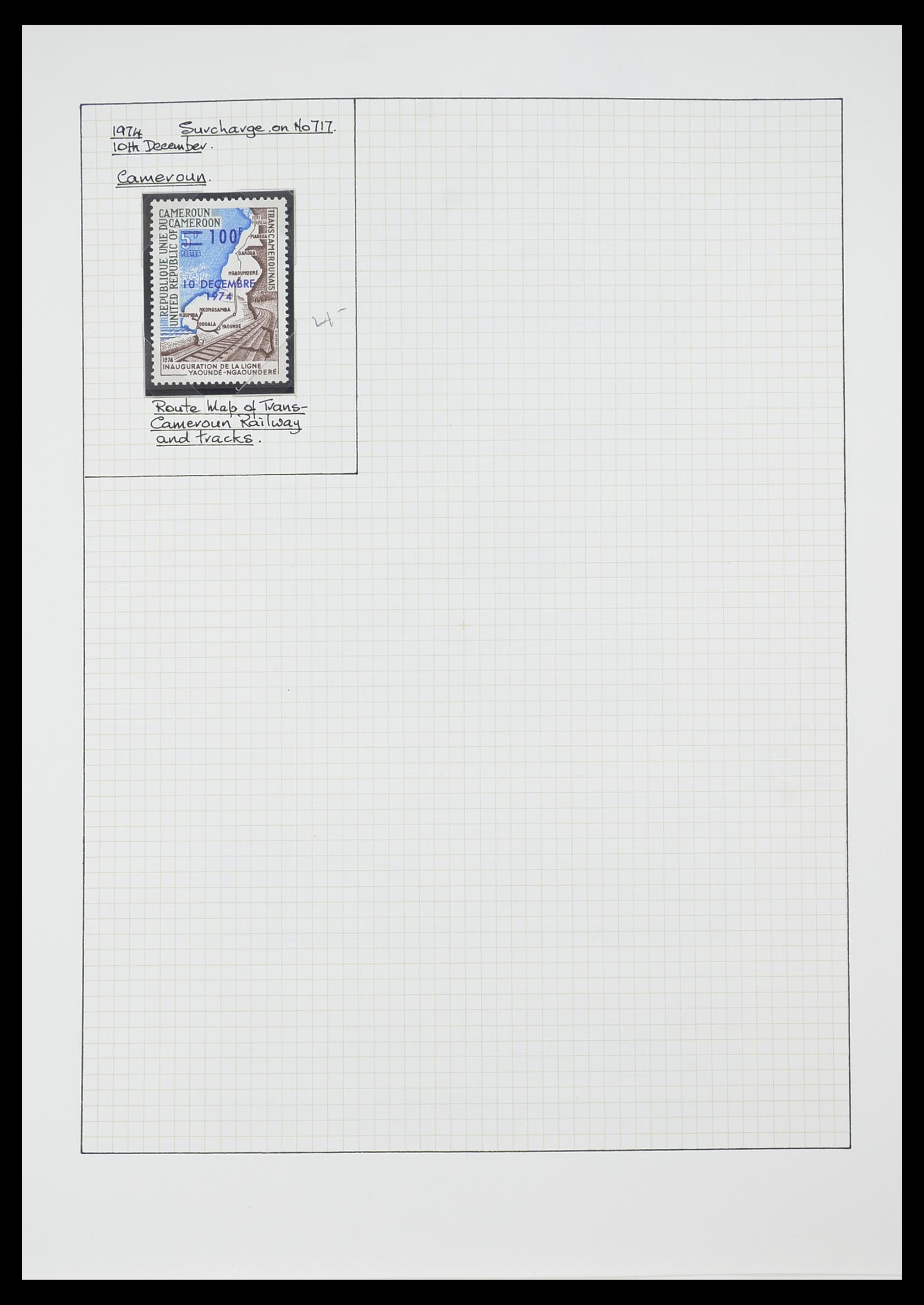 33755 0073 - Postzegelverzameling 33755 Motief treinen 1900-2010.