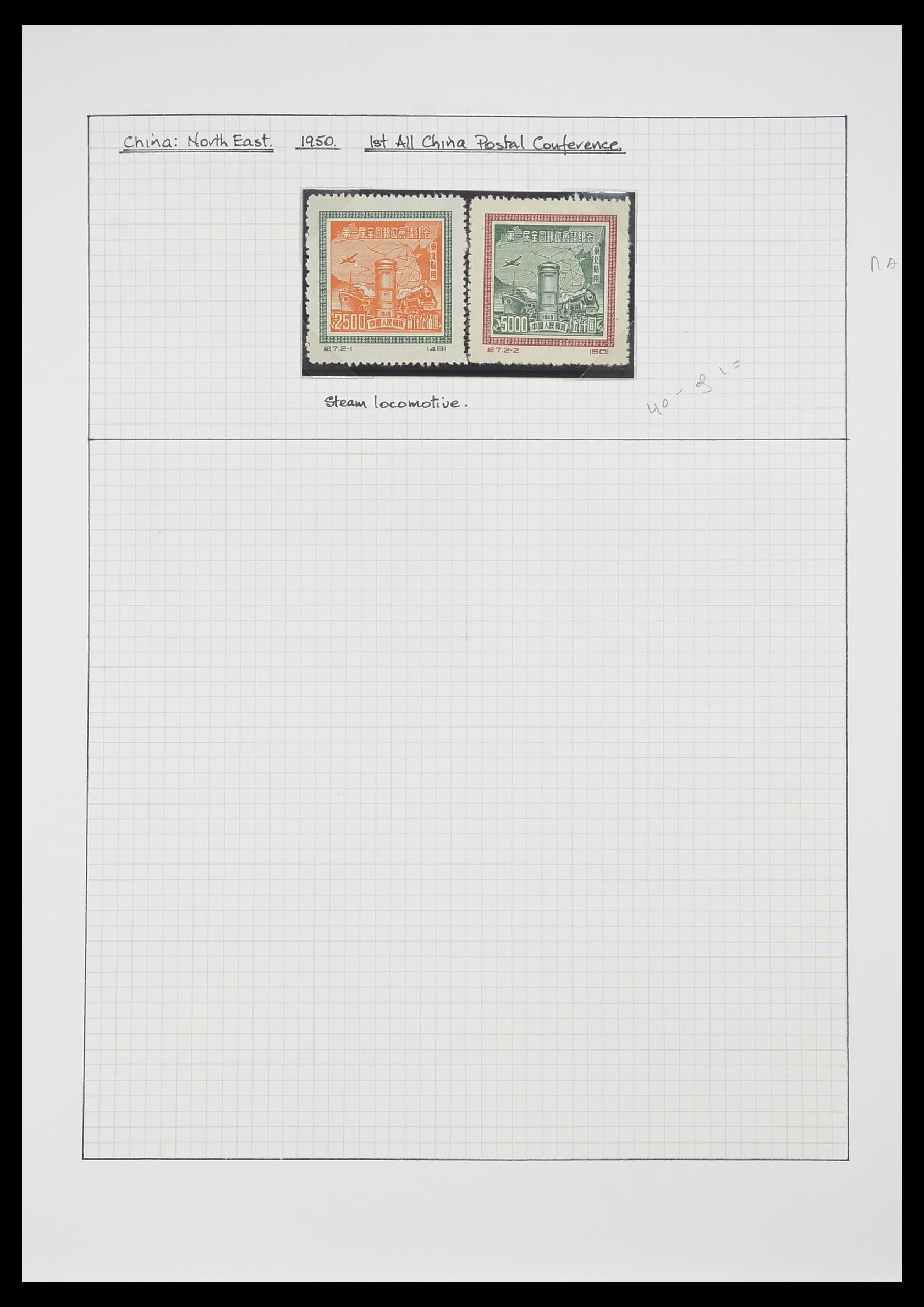33755 0083 - Postzegelverzameling 33755 Motief treinen 1900-2010.