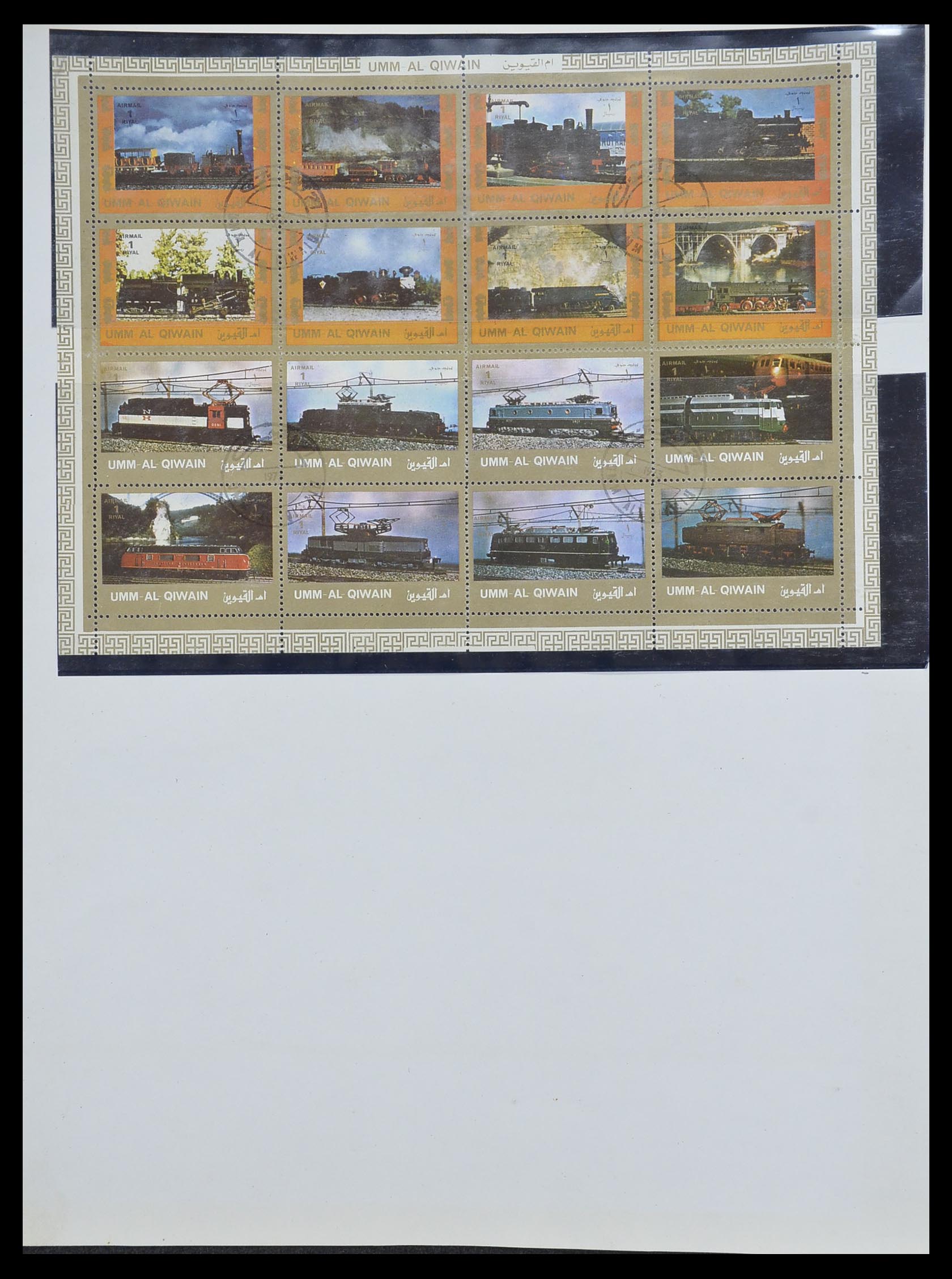 33755 2065 - Postzegelverzameling 33755 Motief treinen 1900-2010.