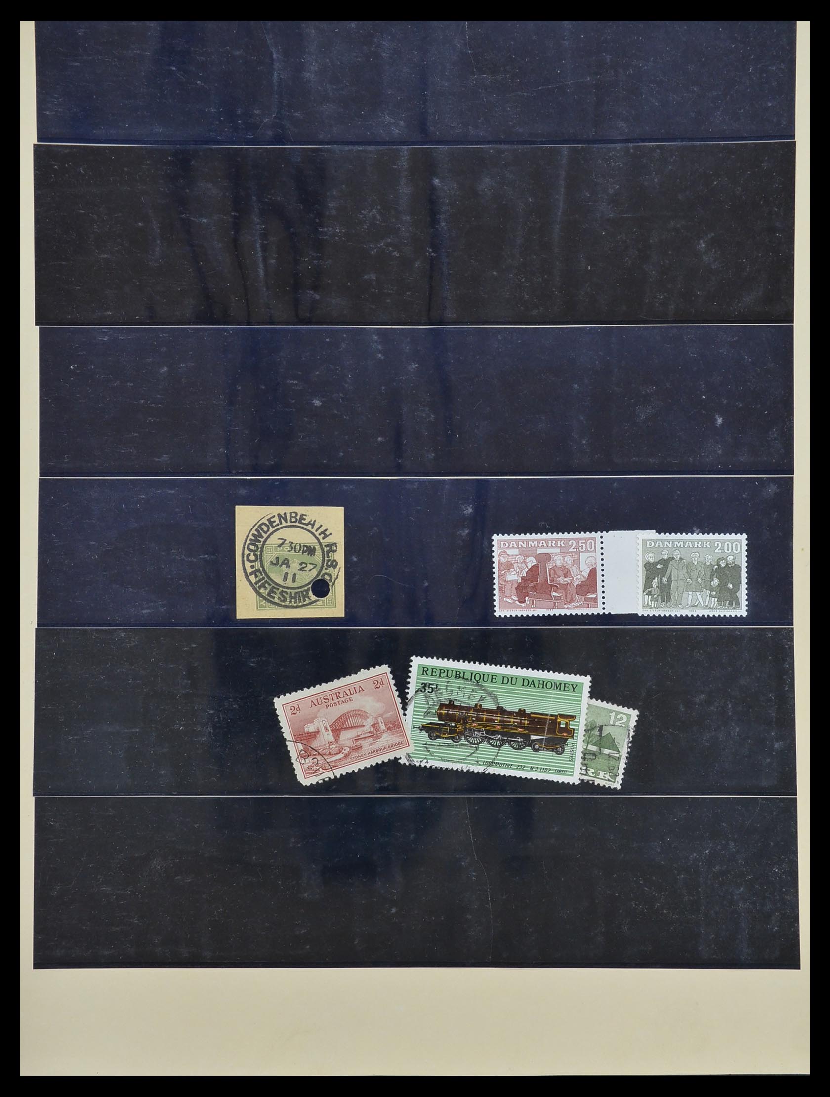 33755 2070 - Postzegelverzameling 33755 Motief treinen 1900-2010.