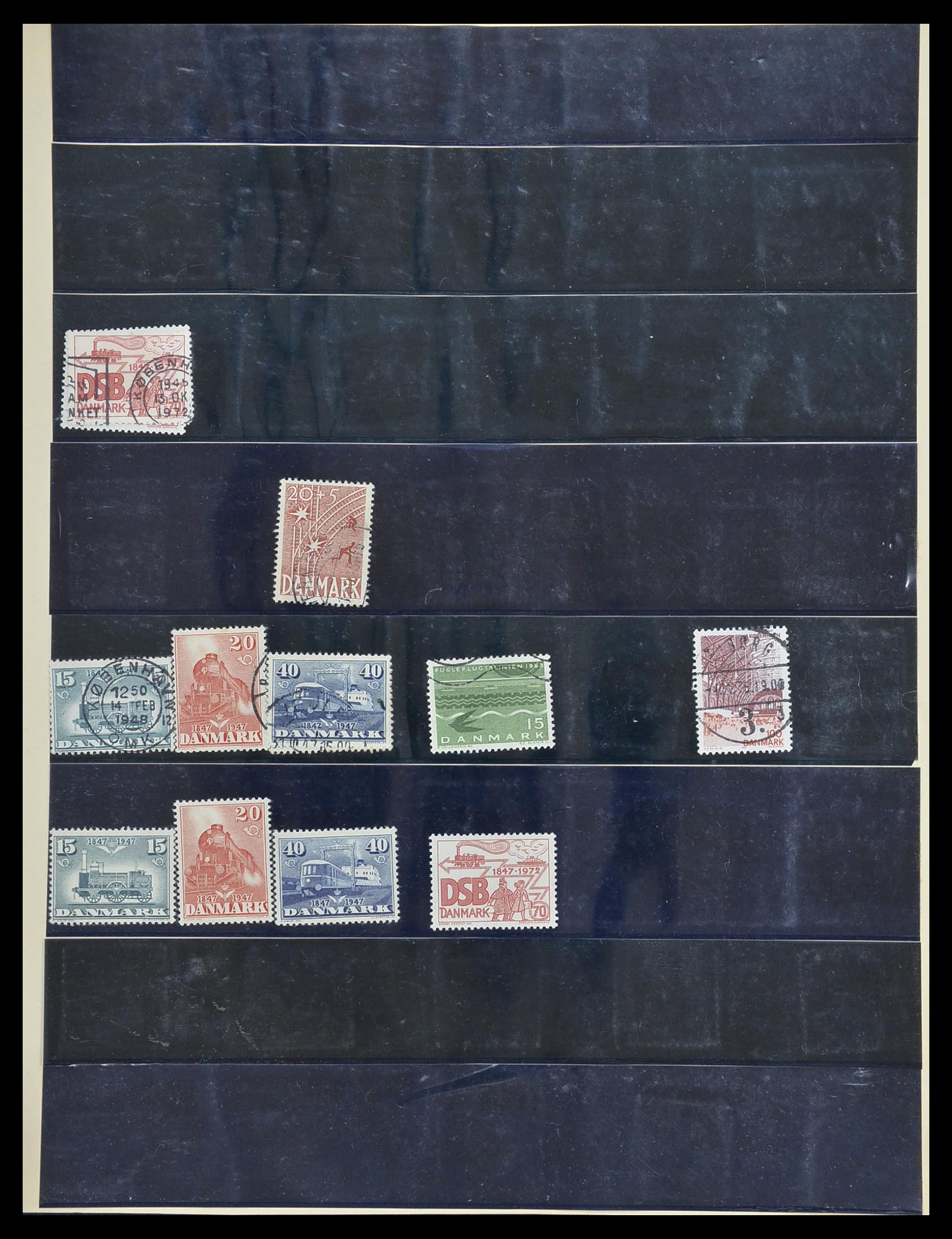 33755 2071 - Postzegelverzameling 33755 Motief treinen 1900-2010.