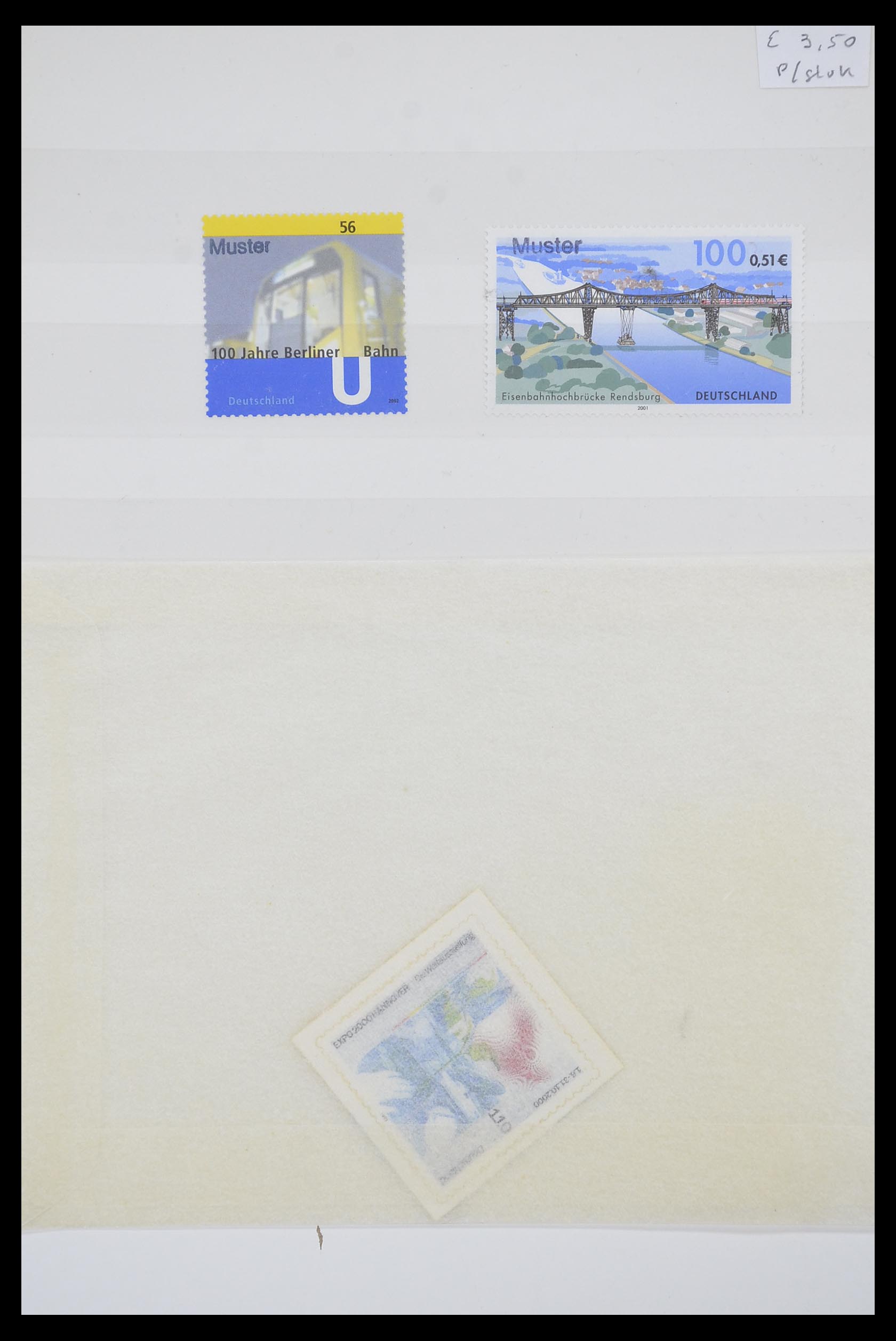 33755 2076 - Postzegelverzameling 33755 Motief treinen 1900-2010.