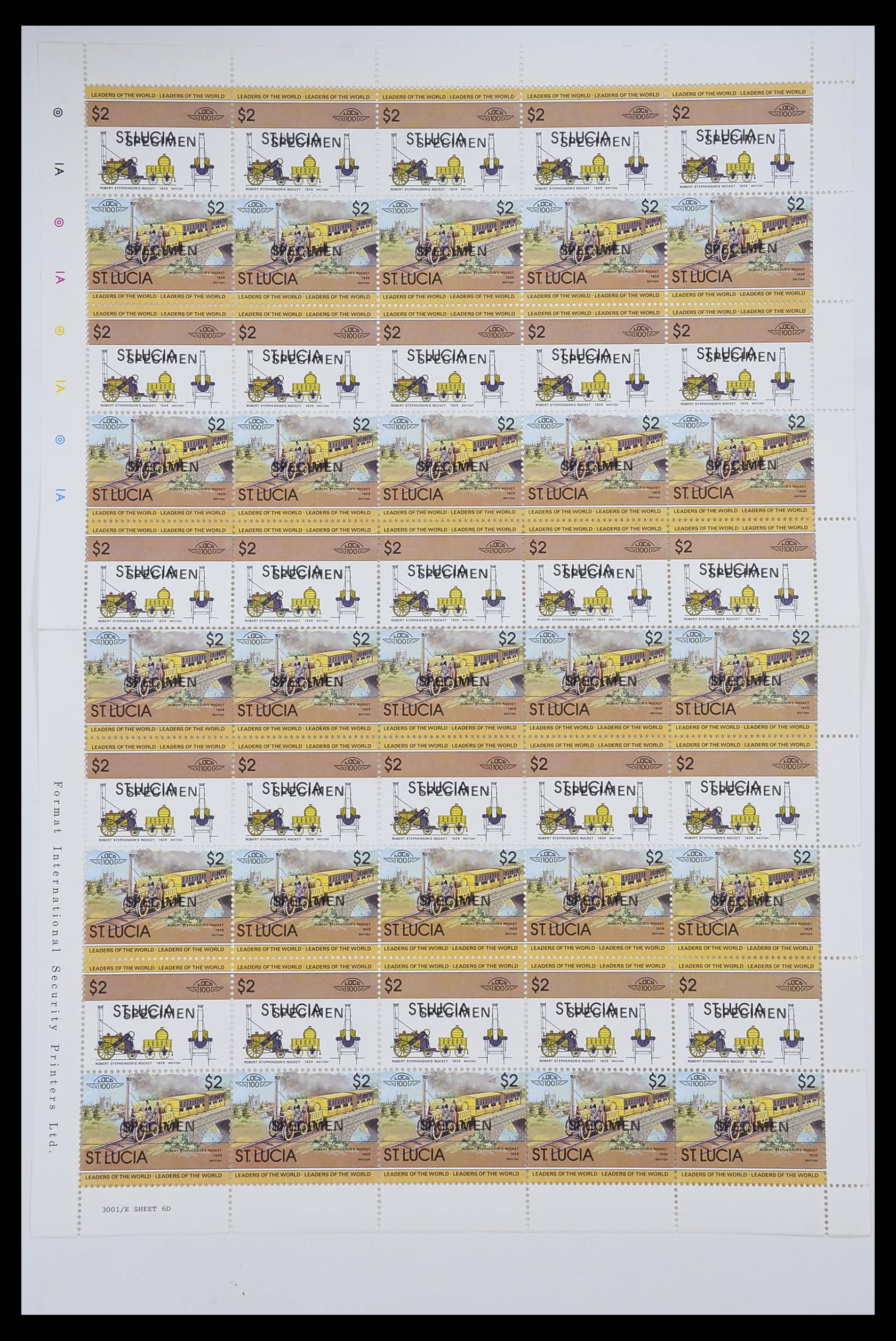 33755 2077 - Stamp collection 33755 Thematics trains 1900-2010.