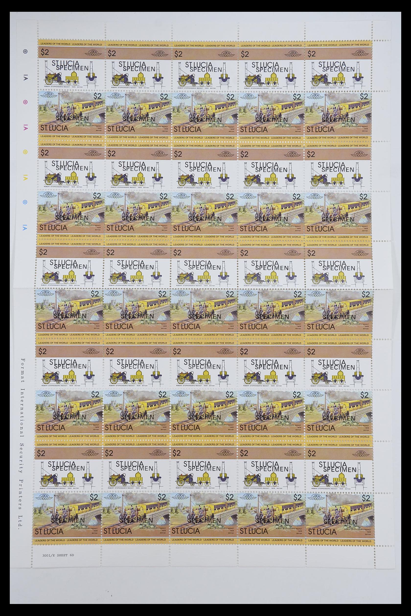 33755 2081 - Stamp collection 33755 Thematics trains 1900-2010.