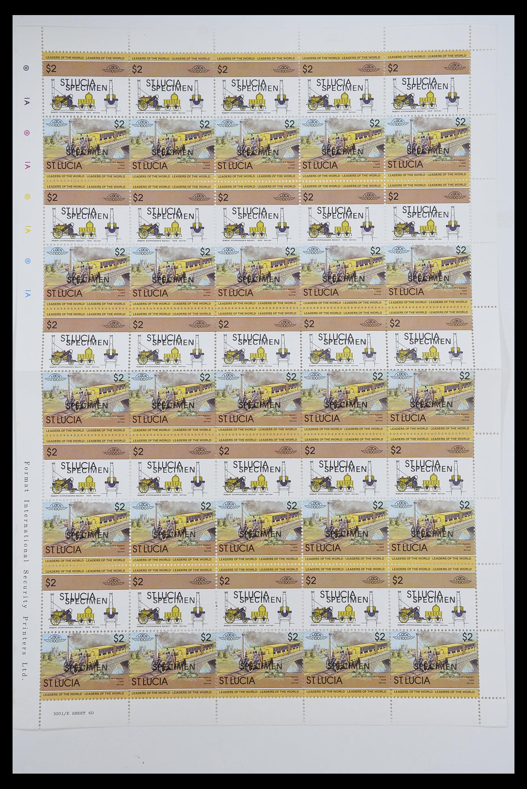33755 2082 - Postzegelverzameling 33755 Motief treinen 1900-2010.