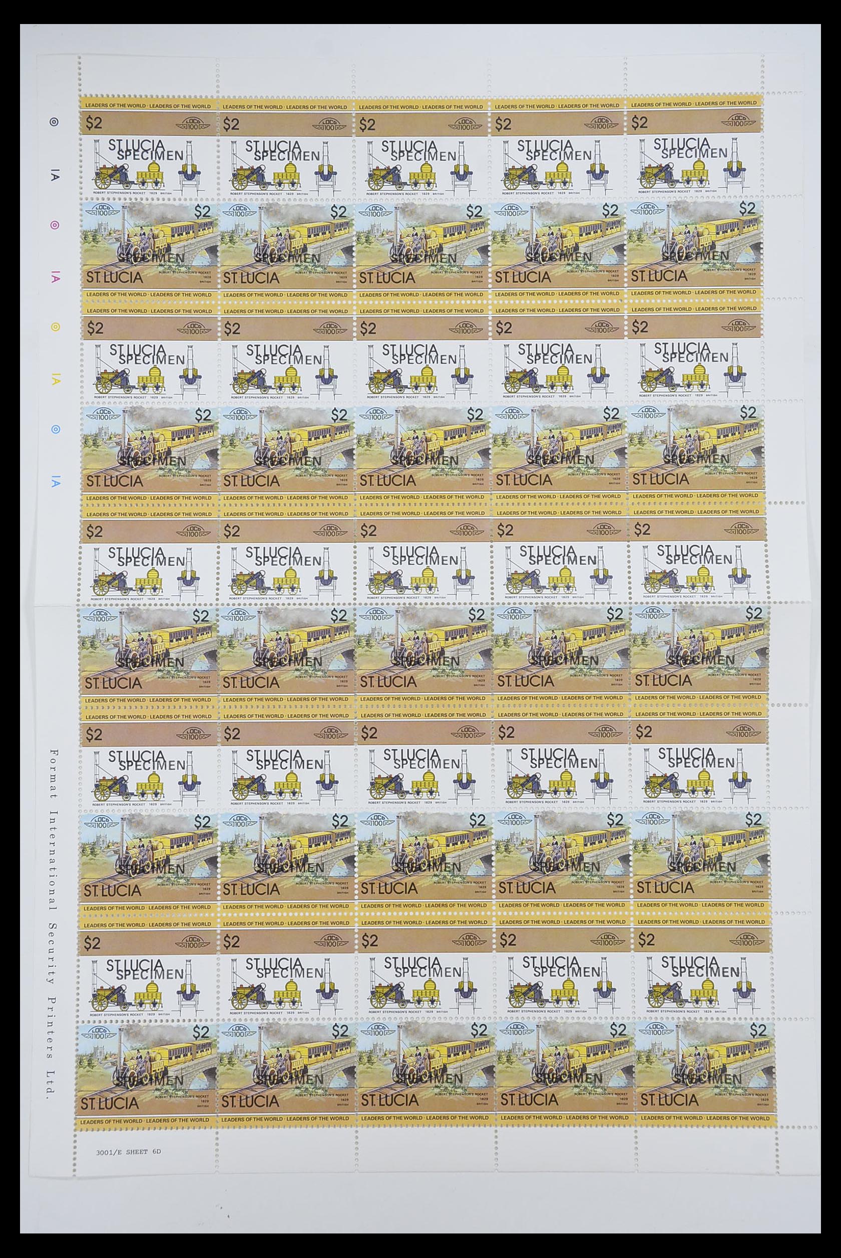 33755 2083 - Stamp collection 33755 Thematics trains 1900-2010.