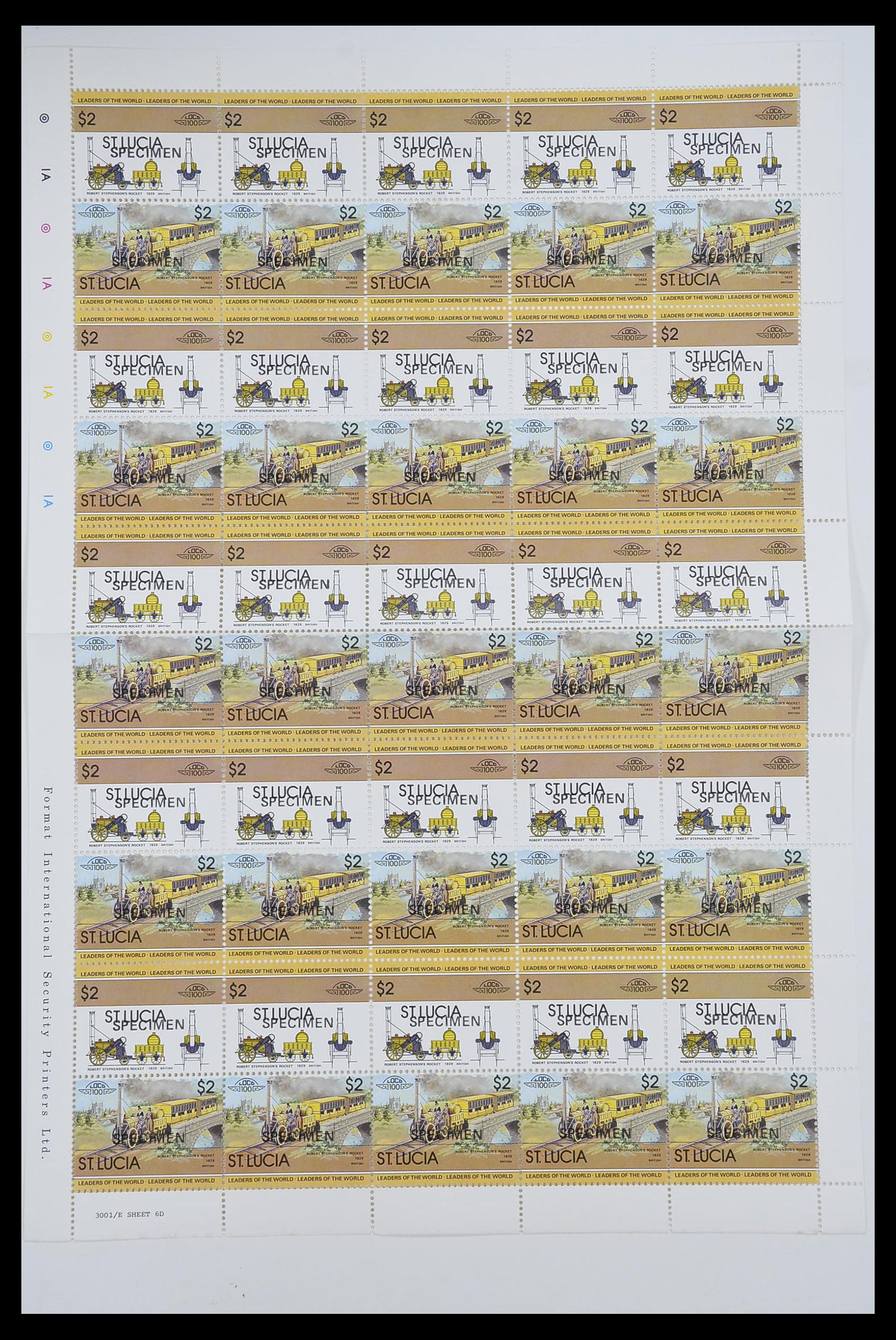 33755 2084 - Stamp collection 33755 Thematics trains 1900-2010.