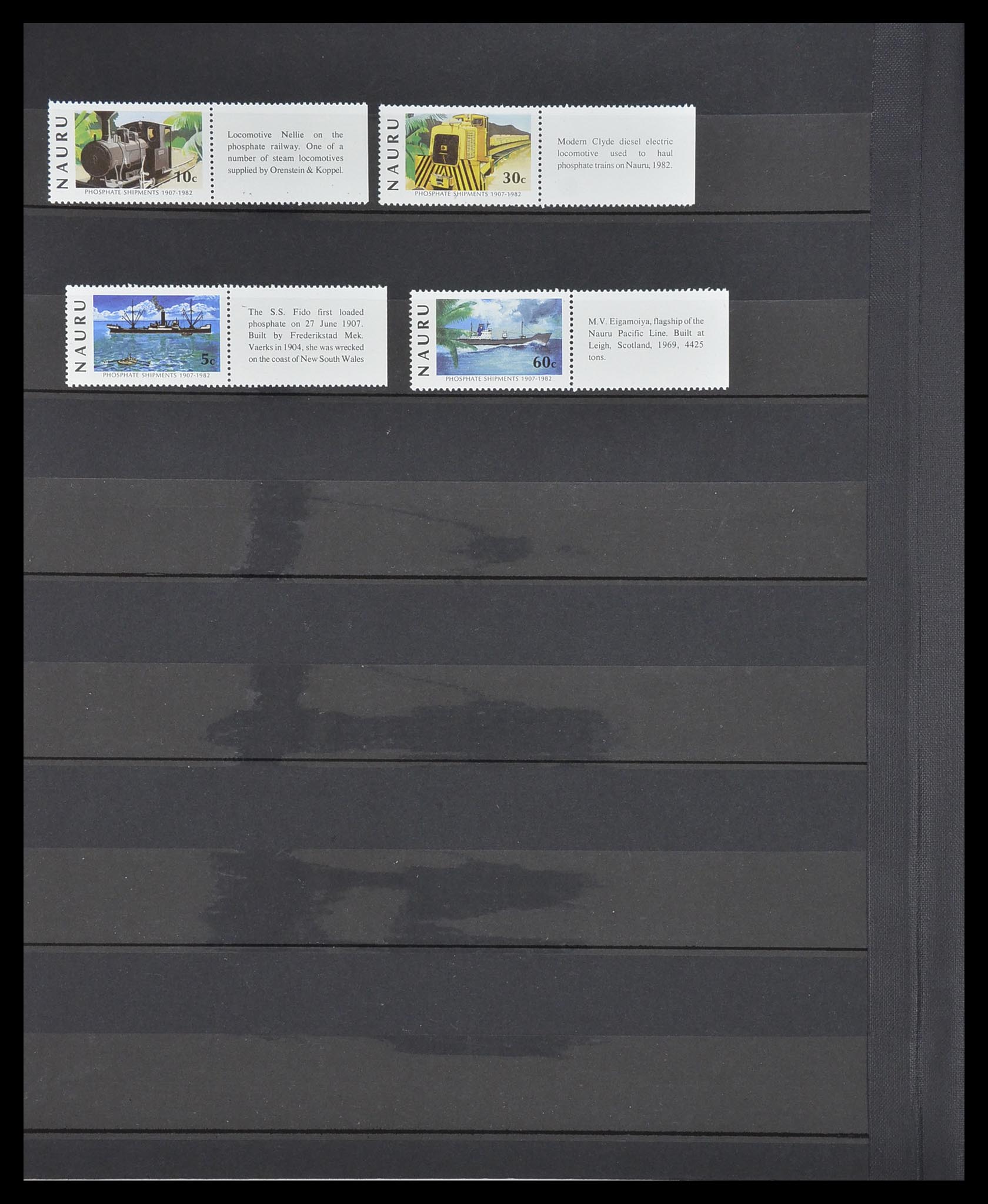 33755 2112 - Postzegelverzameling 33755 Motief treinen 1900-2010.