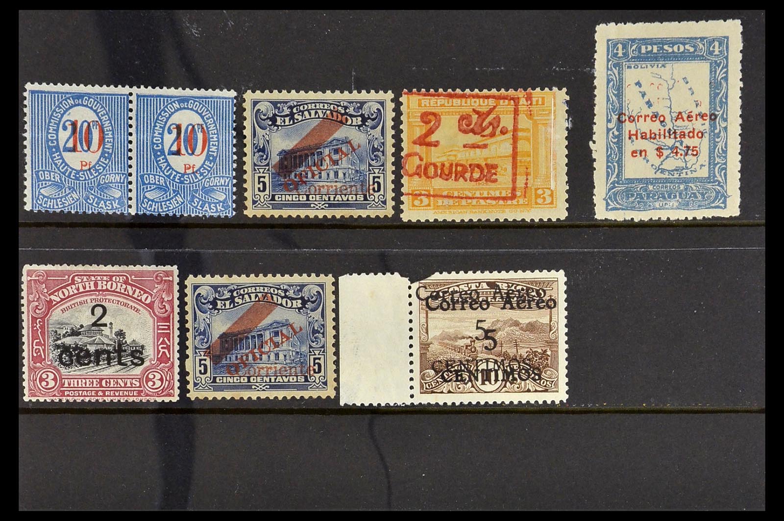 33757 025 - Postzegelverzameling 33757 Motief Treinen.