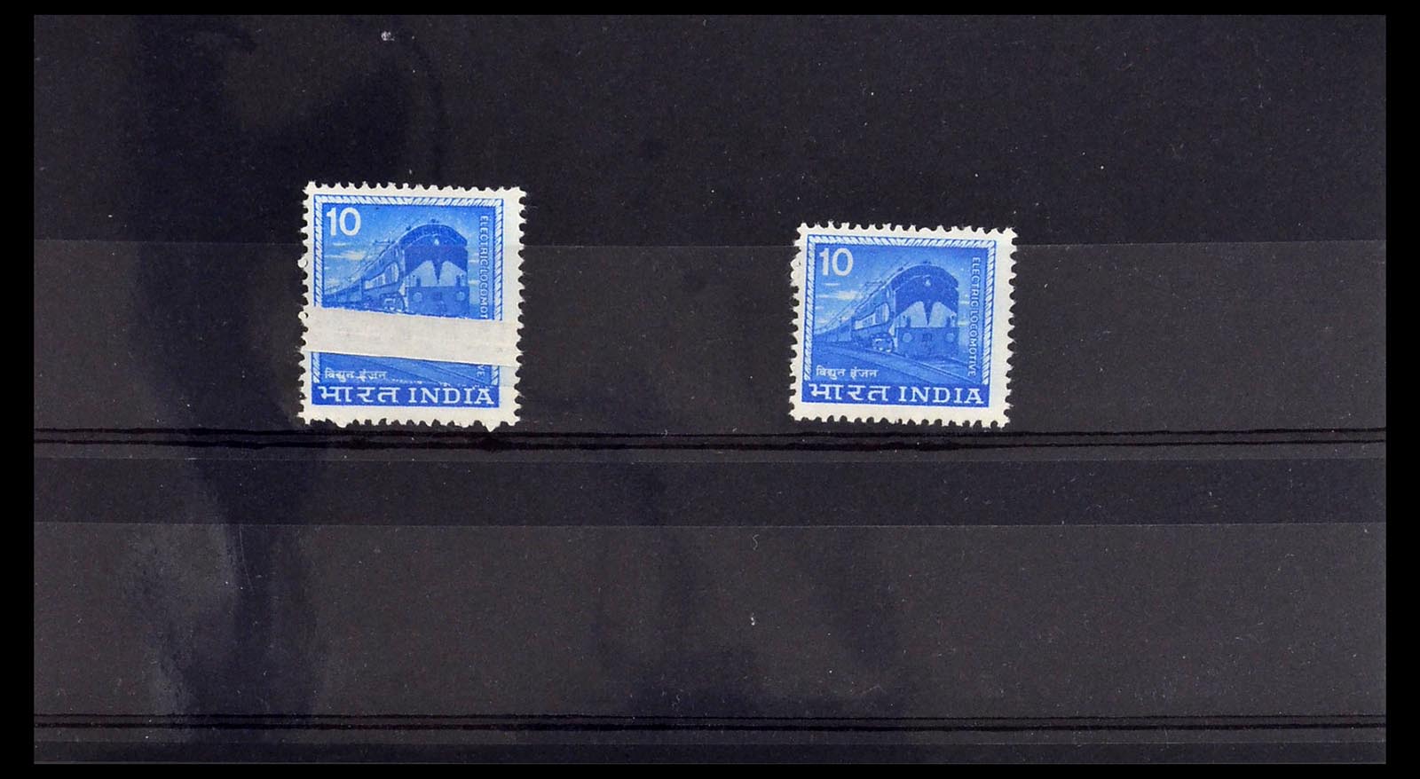 33757 028 - Postzegelverzameling 33757 Motief Treinen.