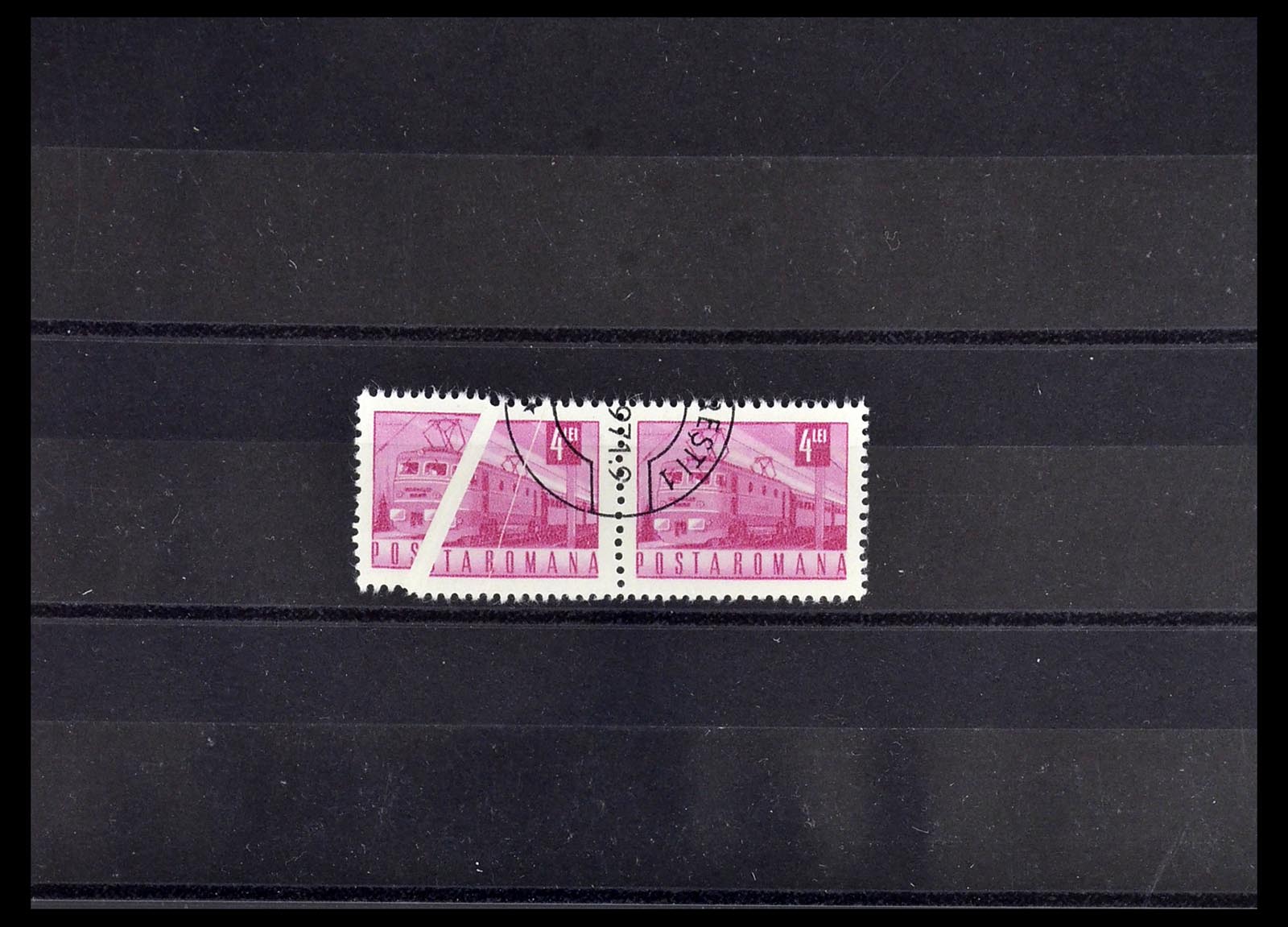 33757 030 - Postzegelverzameling 33757 Motief Treinen.