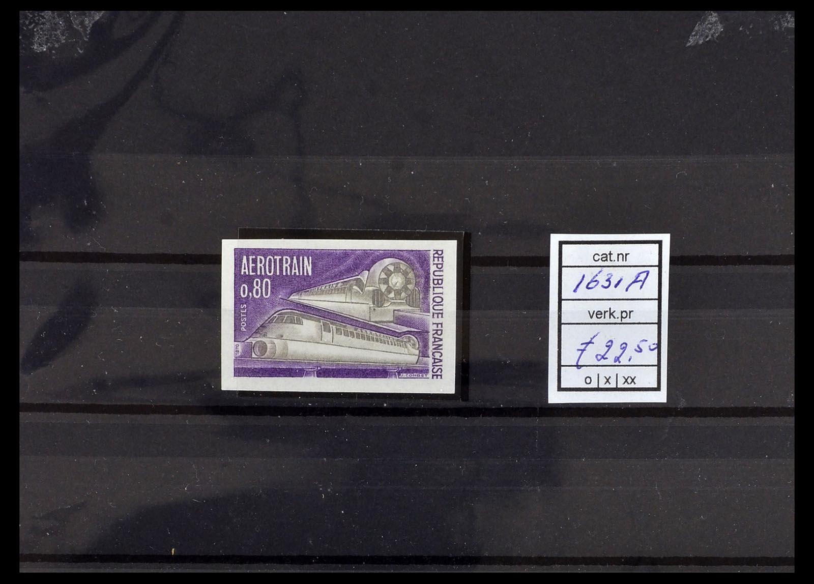 33757 034 - Postzegelverzameling 33757 Motief Treinen.