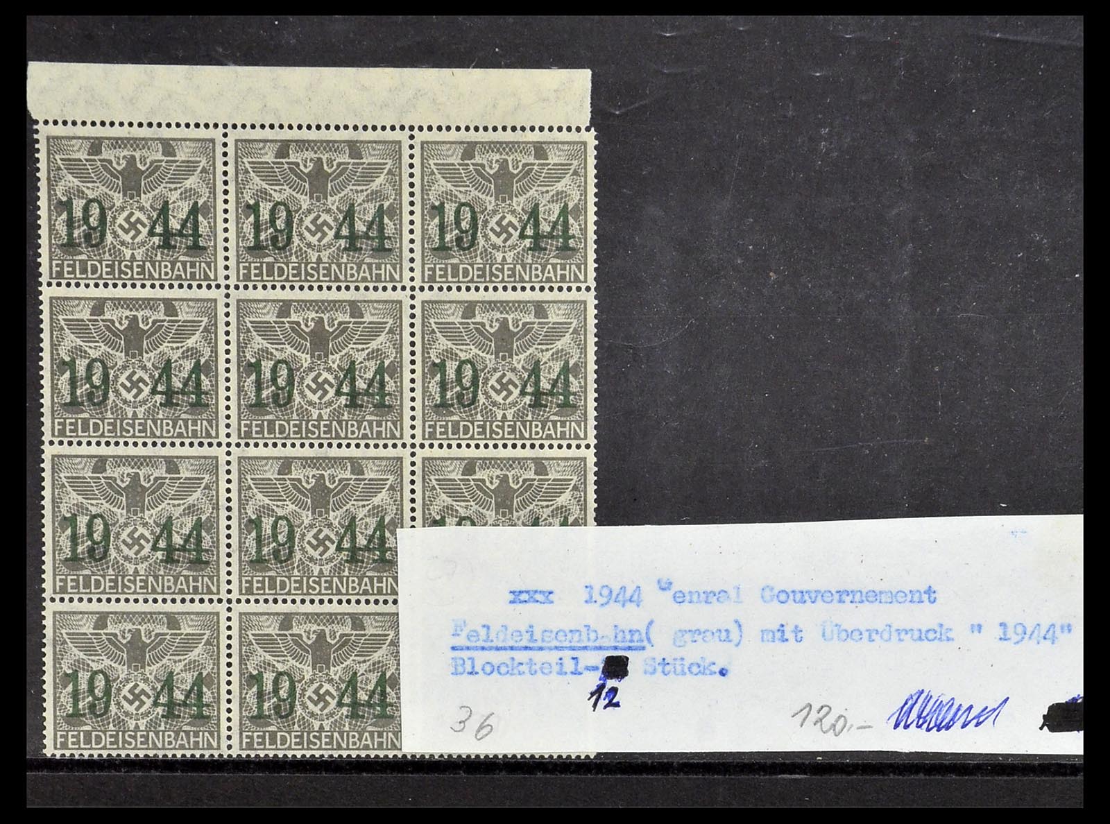 33757 037 - Postzegelverzameling 33757 Motief Treinen.