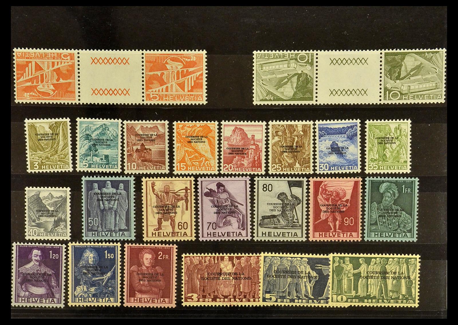 33757 040 - Postzegelverzameling 33757 Motief Treinen.