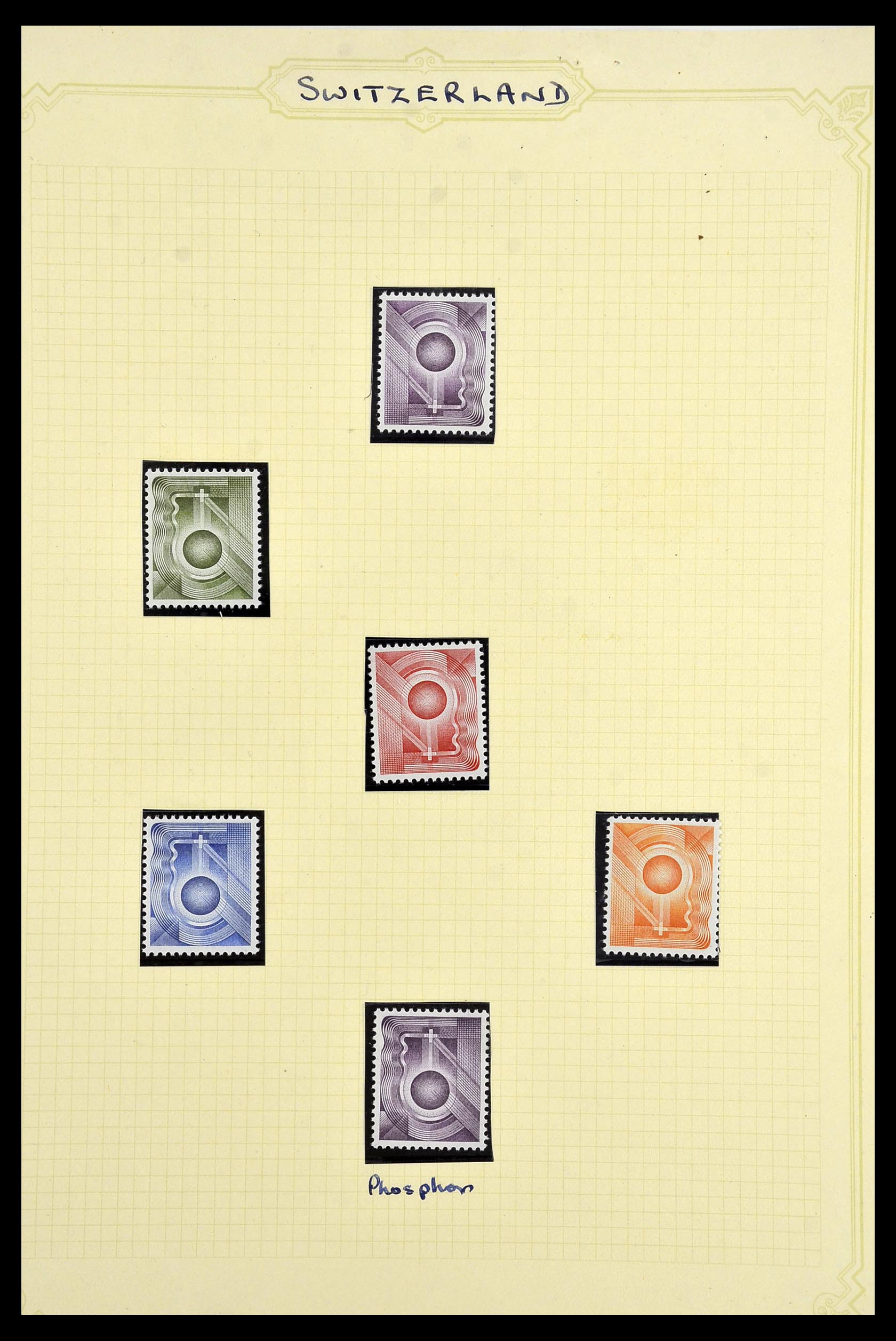 33757 043 - Postzegelverzameling 33757 Motief Treinen.