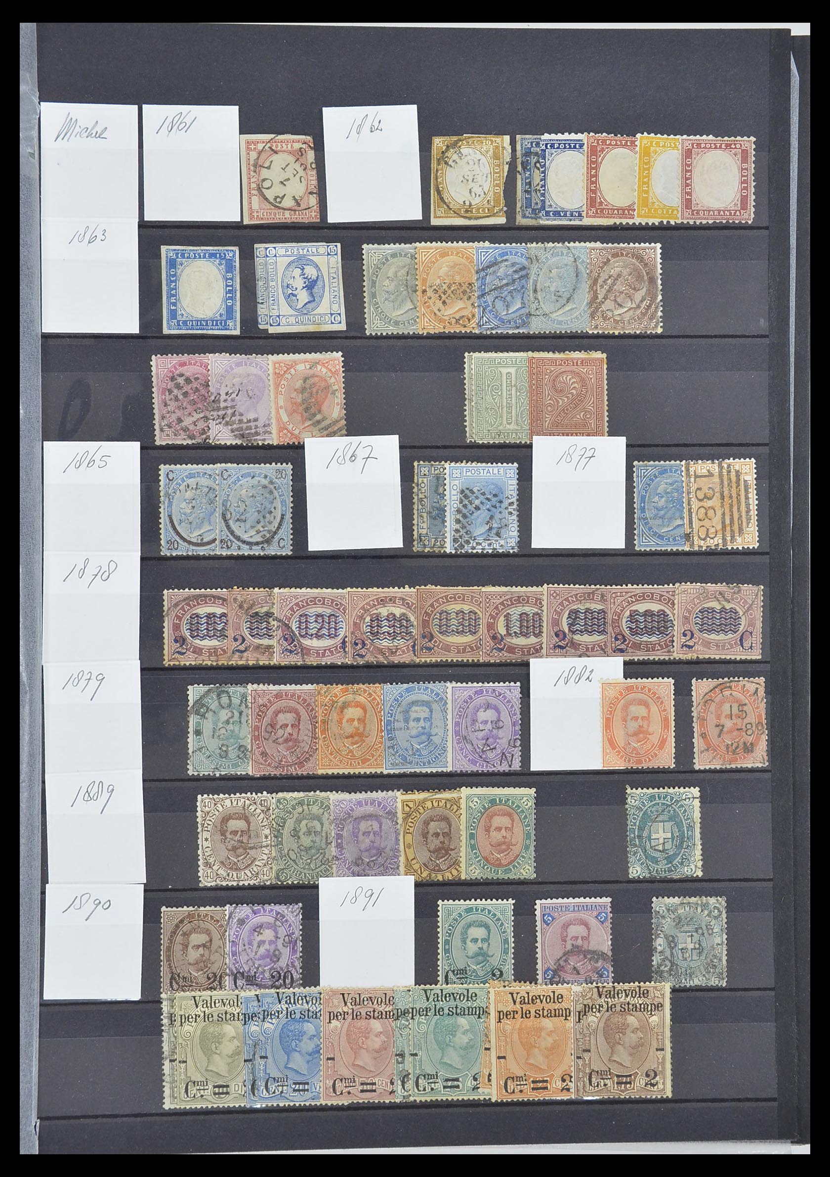 33758 001 - Postzegelverzameling 33758 Italië 1861-2011.