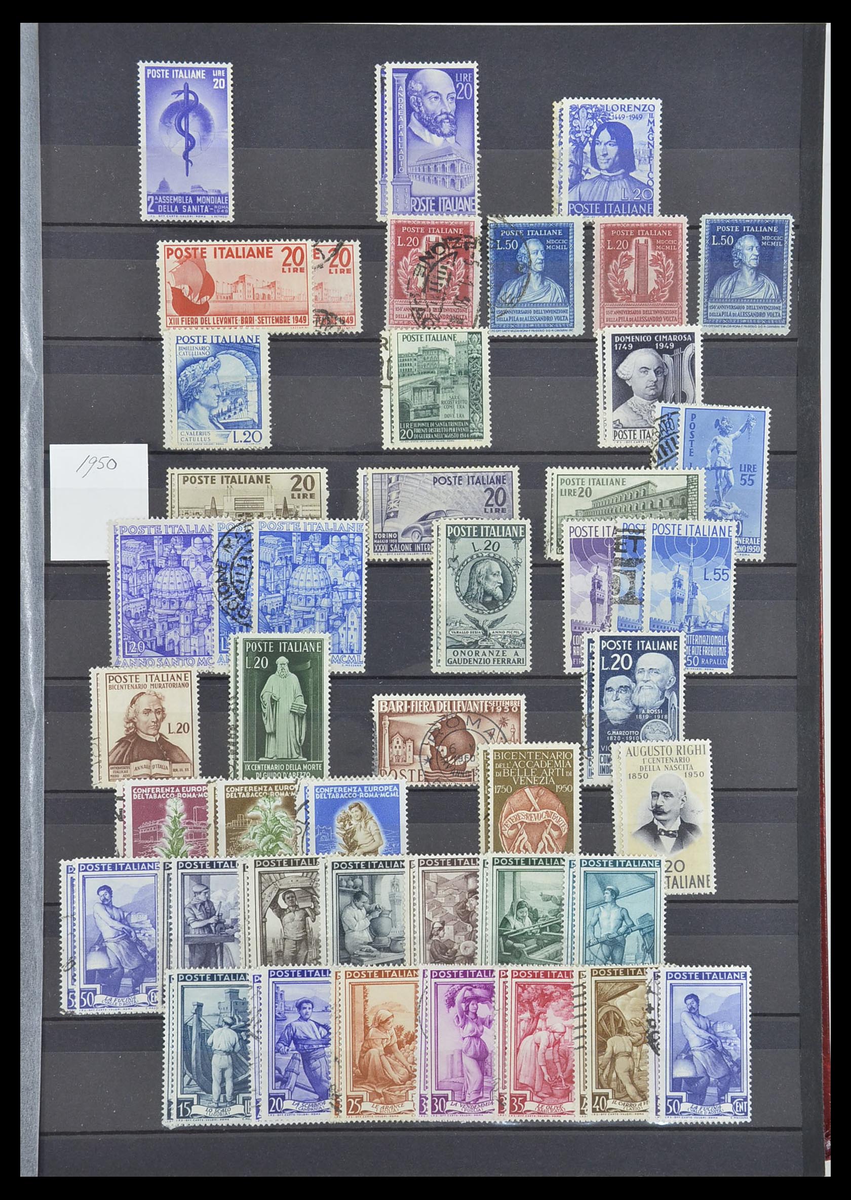 33758 013 - Postzegelverzameling 33758 Italië 1861-2011.