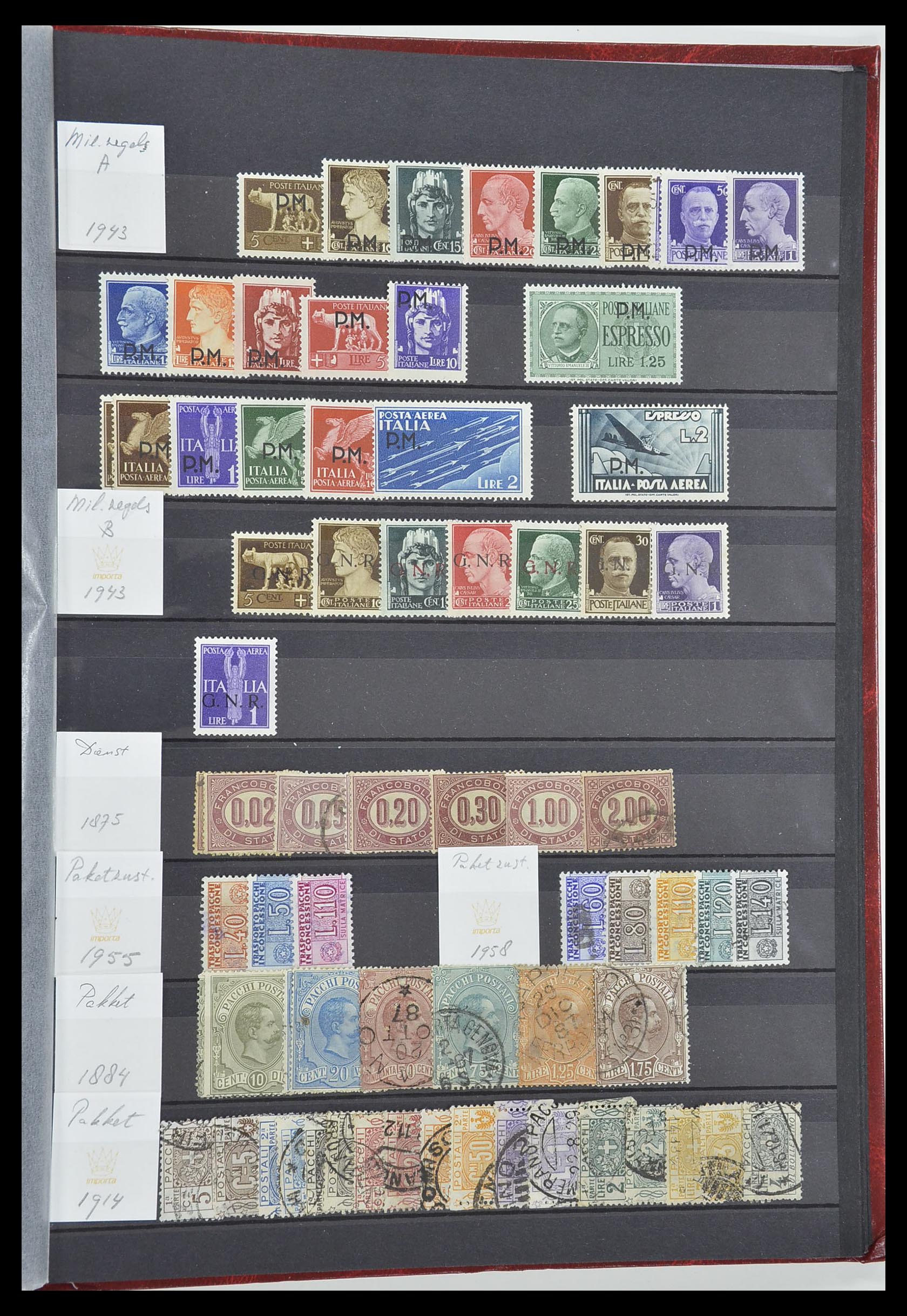 33758 036 - Postzegelverzameling 33758 Italië 1861-2011.