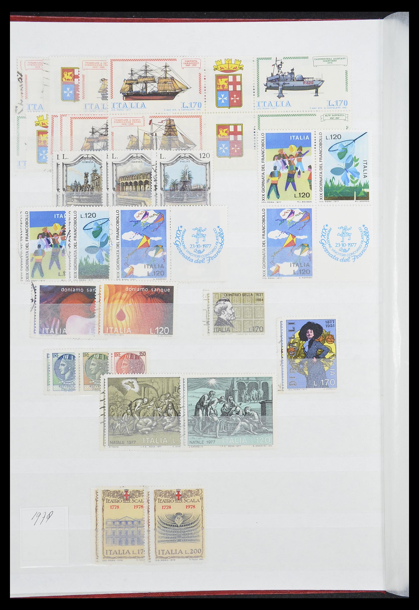 33758 050 - Postzegelverzameling 33758 Italië 1861-2011.